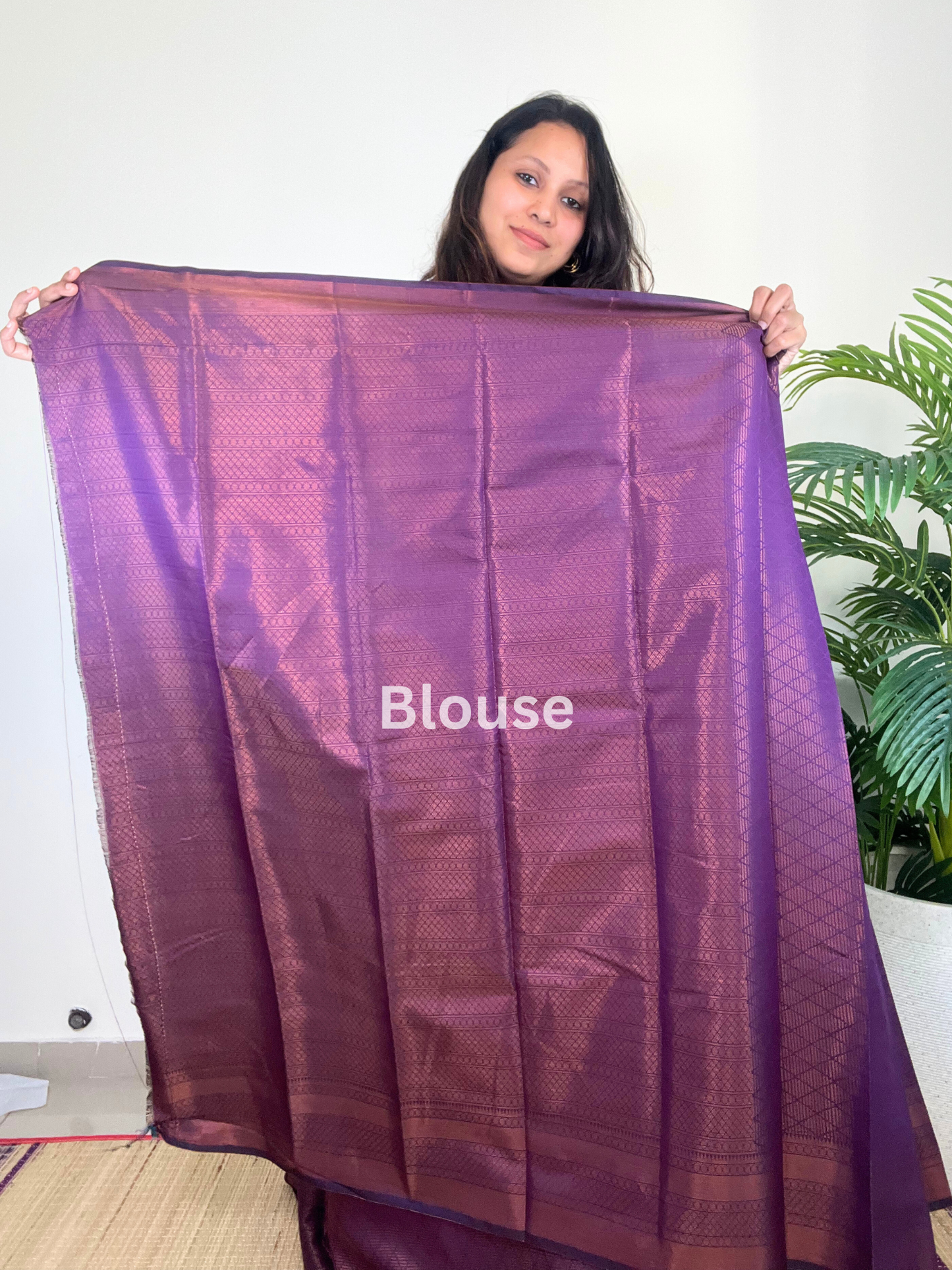 Purple - Soft Silk Saree