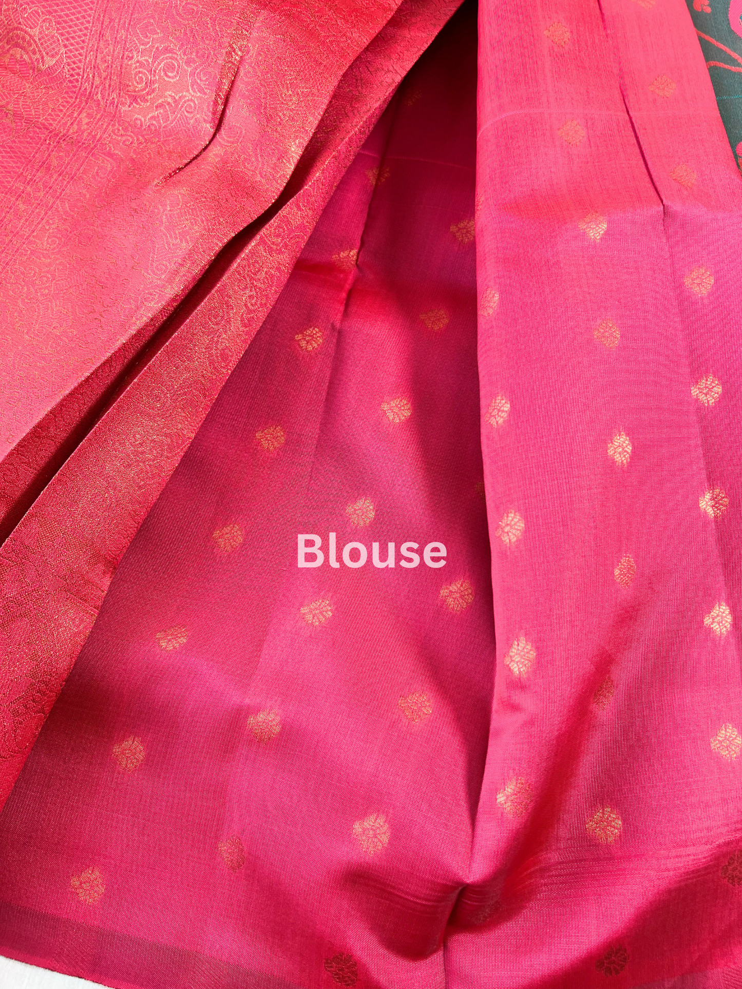 Green - Floral Saree