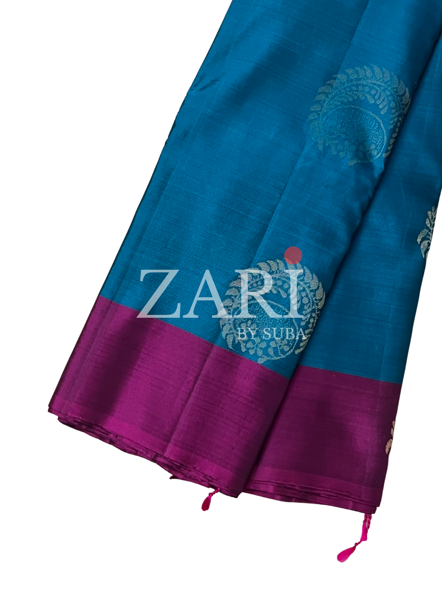 BLUE WAVES - Pure Kanchipuram Silk Saree
