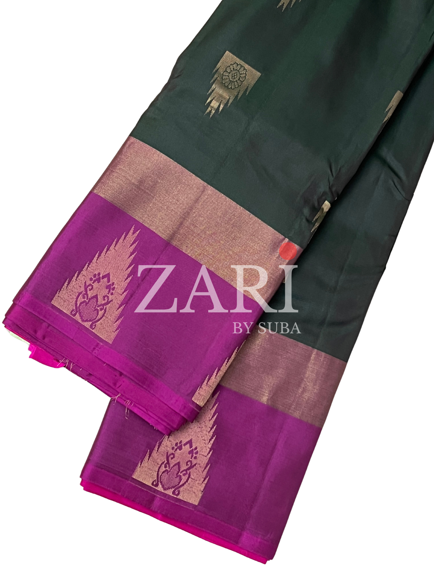 FOREST ENCHANTRESS - Pure Kanchipuram Silk Saree