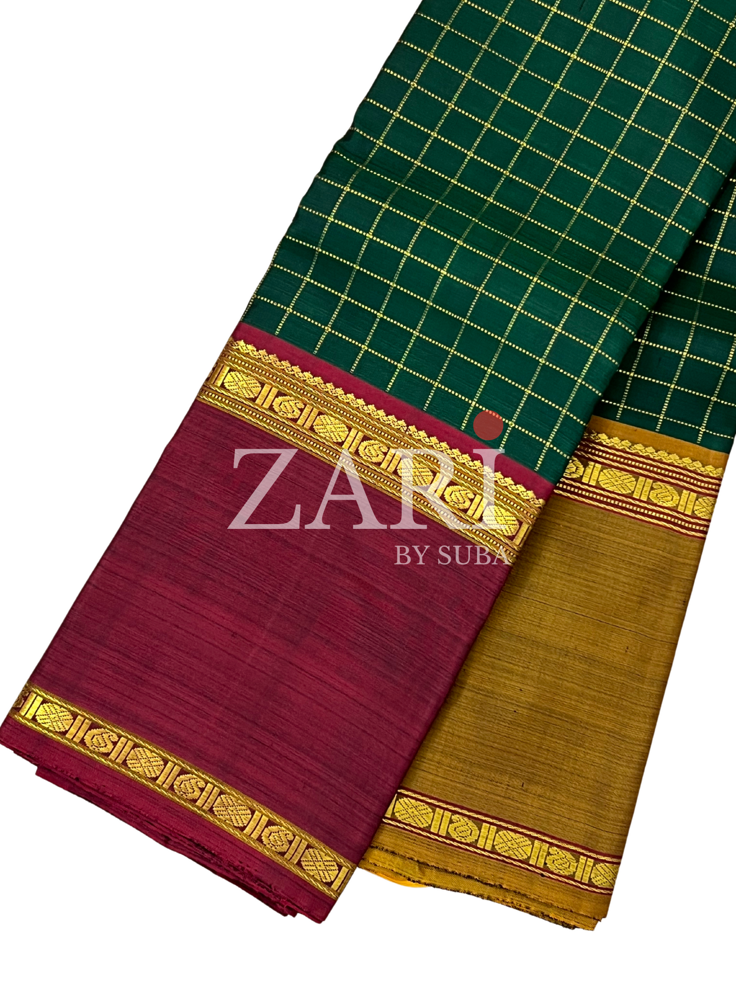 GANGA JAMUNA - Pure Kanchipuram Silk Saree