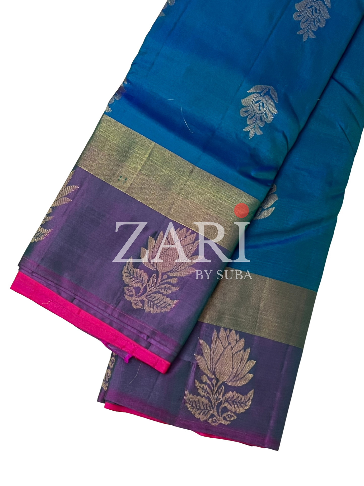 BLUE MIRAGE - Pure Kanchipuram Silk Saree