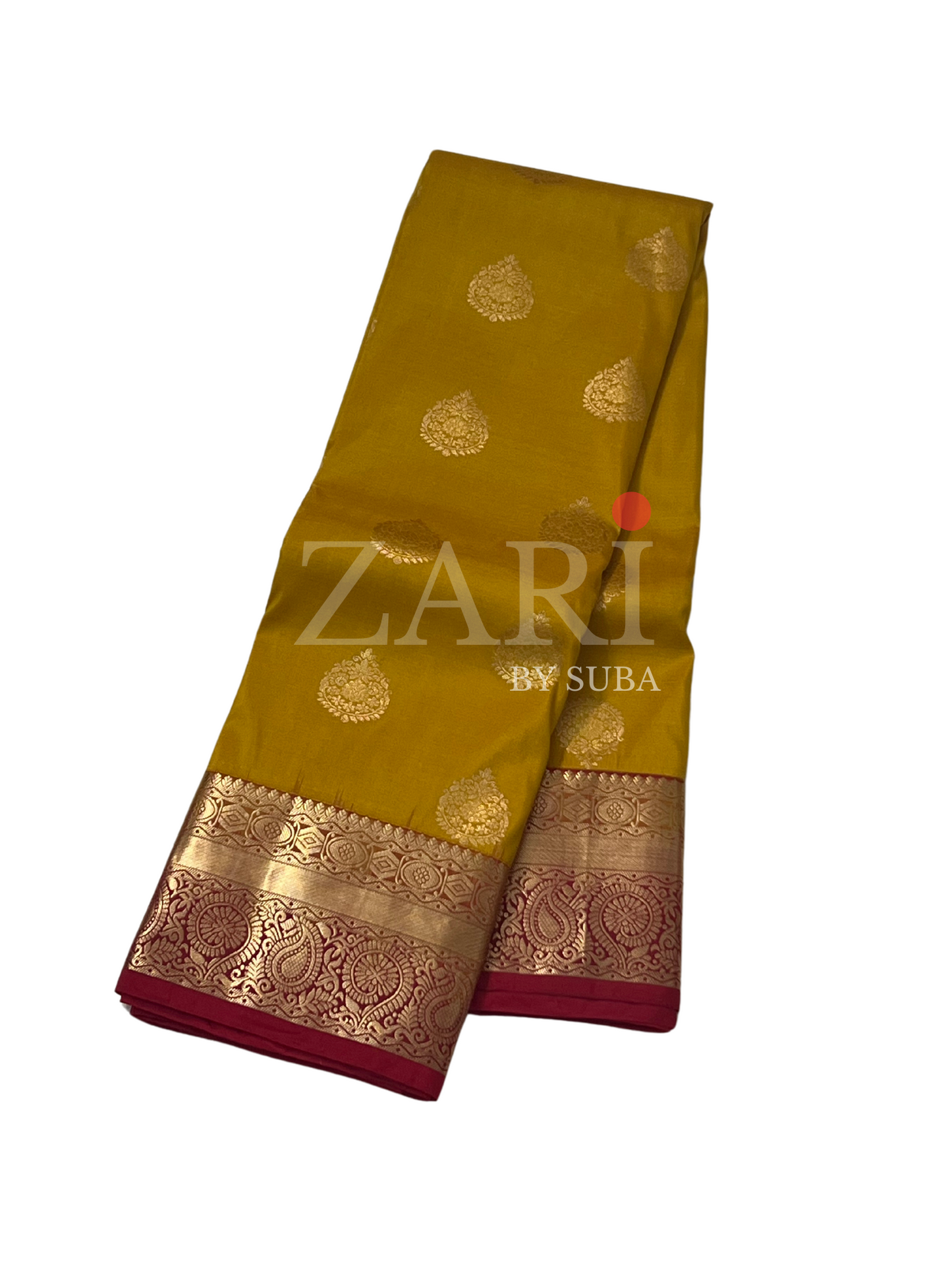 GOLDEN MAJESTY - Pure Kanchipuram Silk Saree