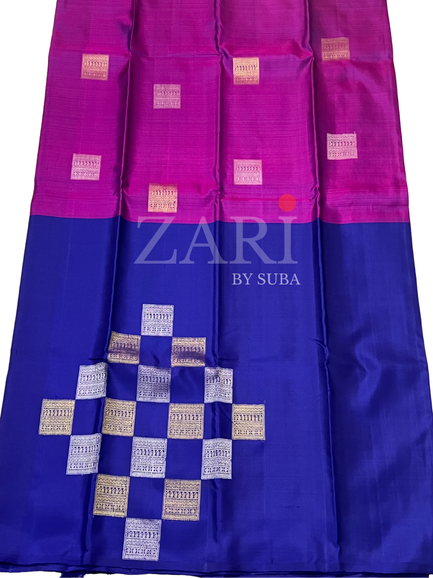 HARMONY - Half and Half - Pure Kanchipuram Silk Saree