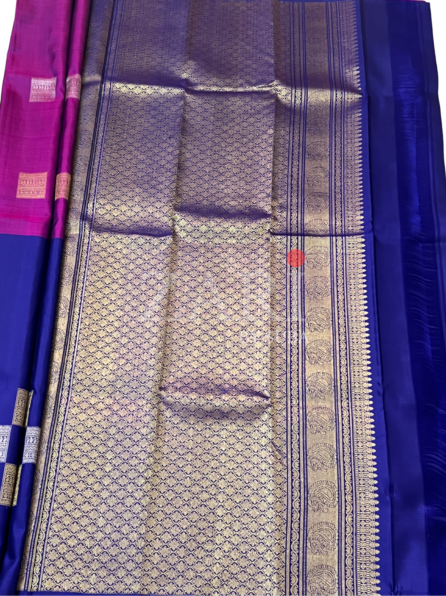 HARMONY - Half and Half - Pure Kanchipuram Silk Saree