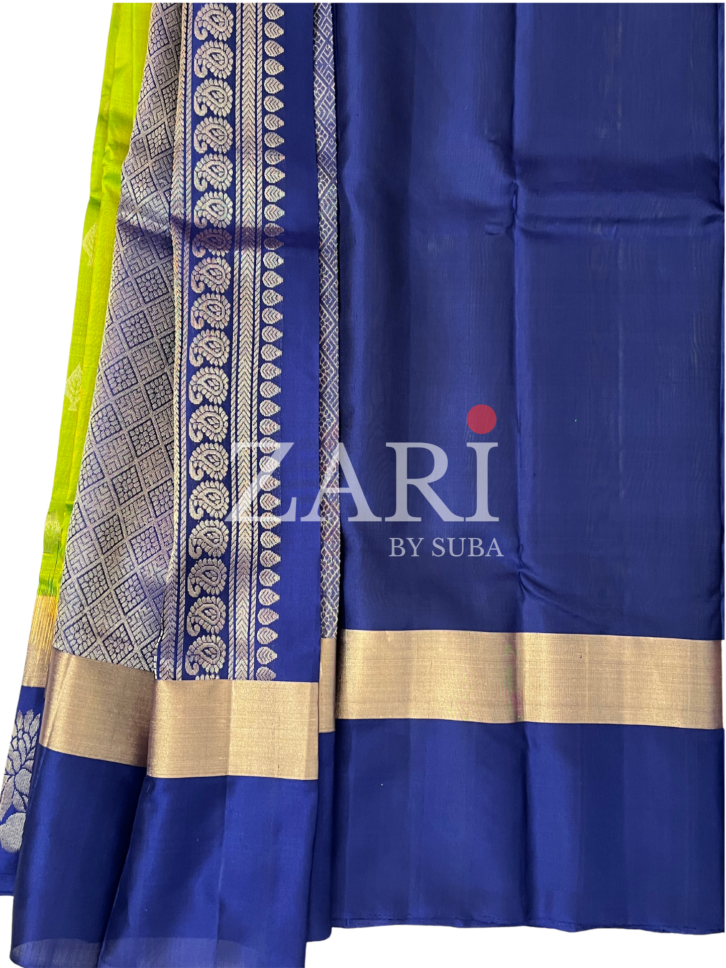 ROYAL FERN - Pure Kanchipuram Soft Silk Saree
