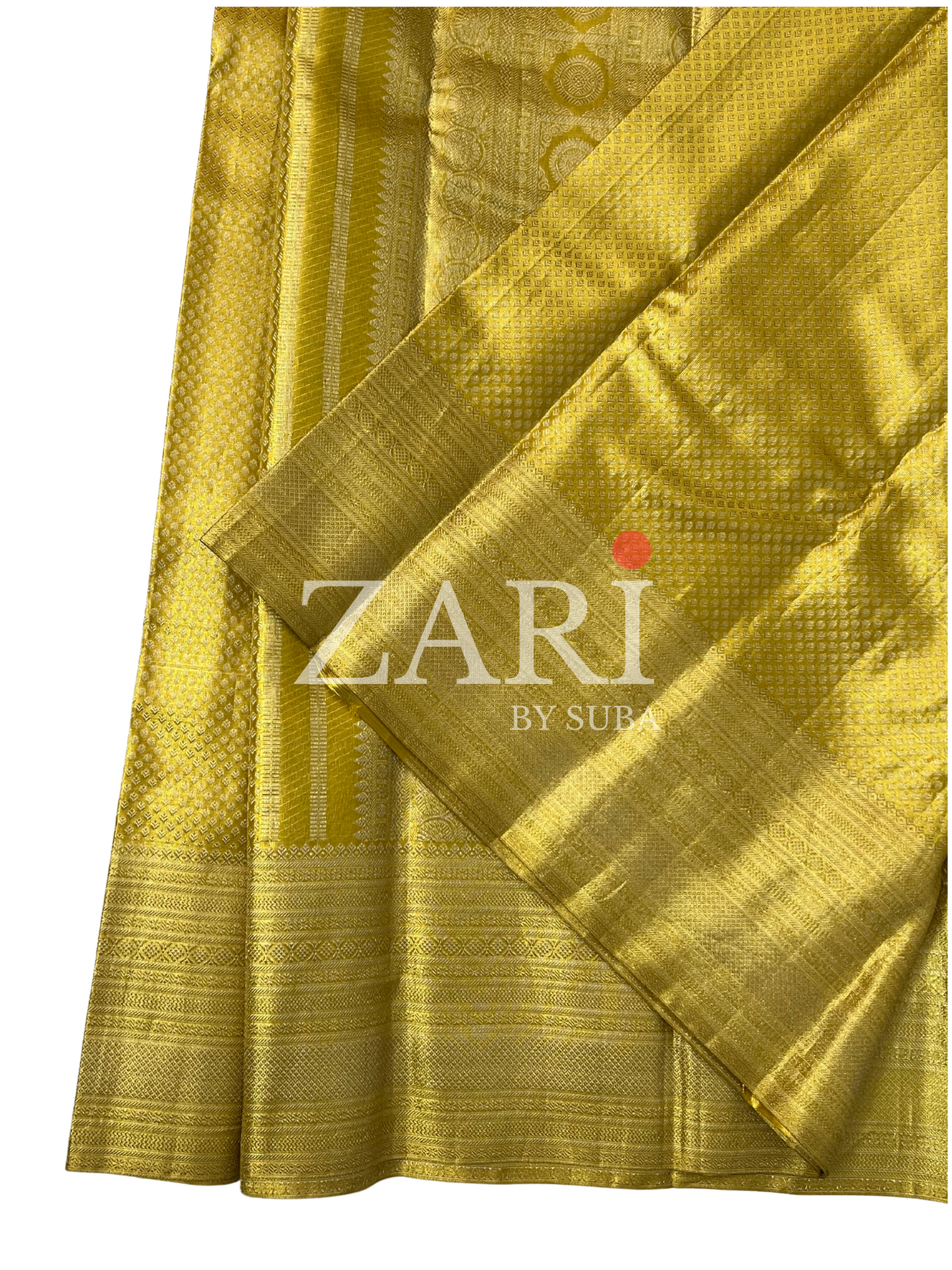 GOLDEN RADIANCE - Pure Kanchipuram Silk Saree