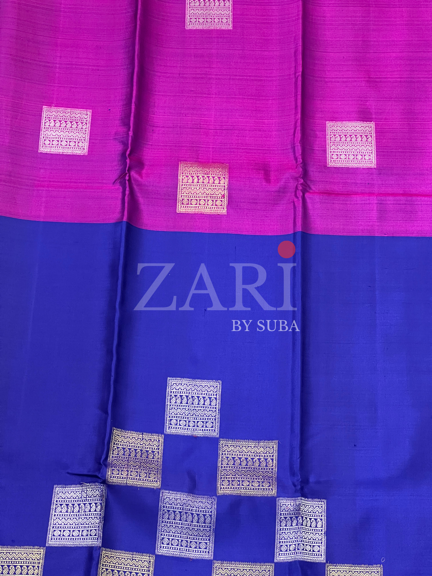 HARMONY - Half and Half - Pure Kanchipuram Silk Saree