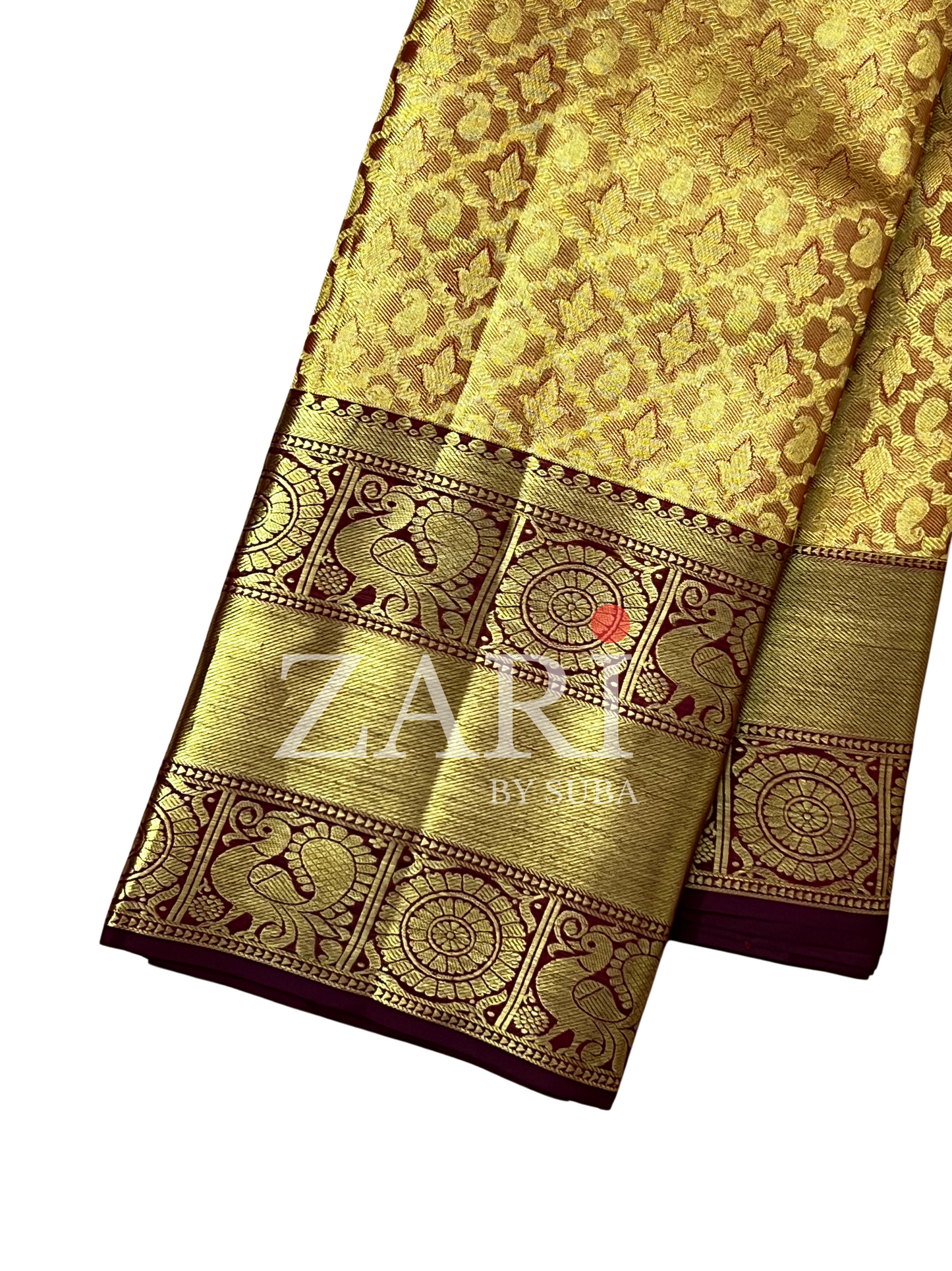 GOLDEN GLORY - Pure Kanchipuram Silk Saree