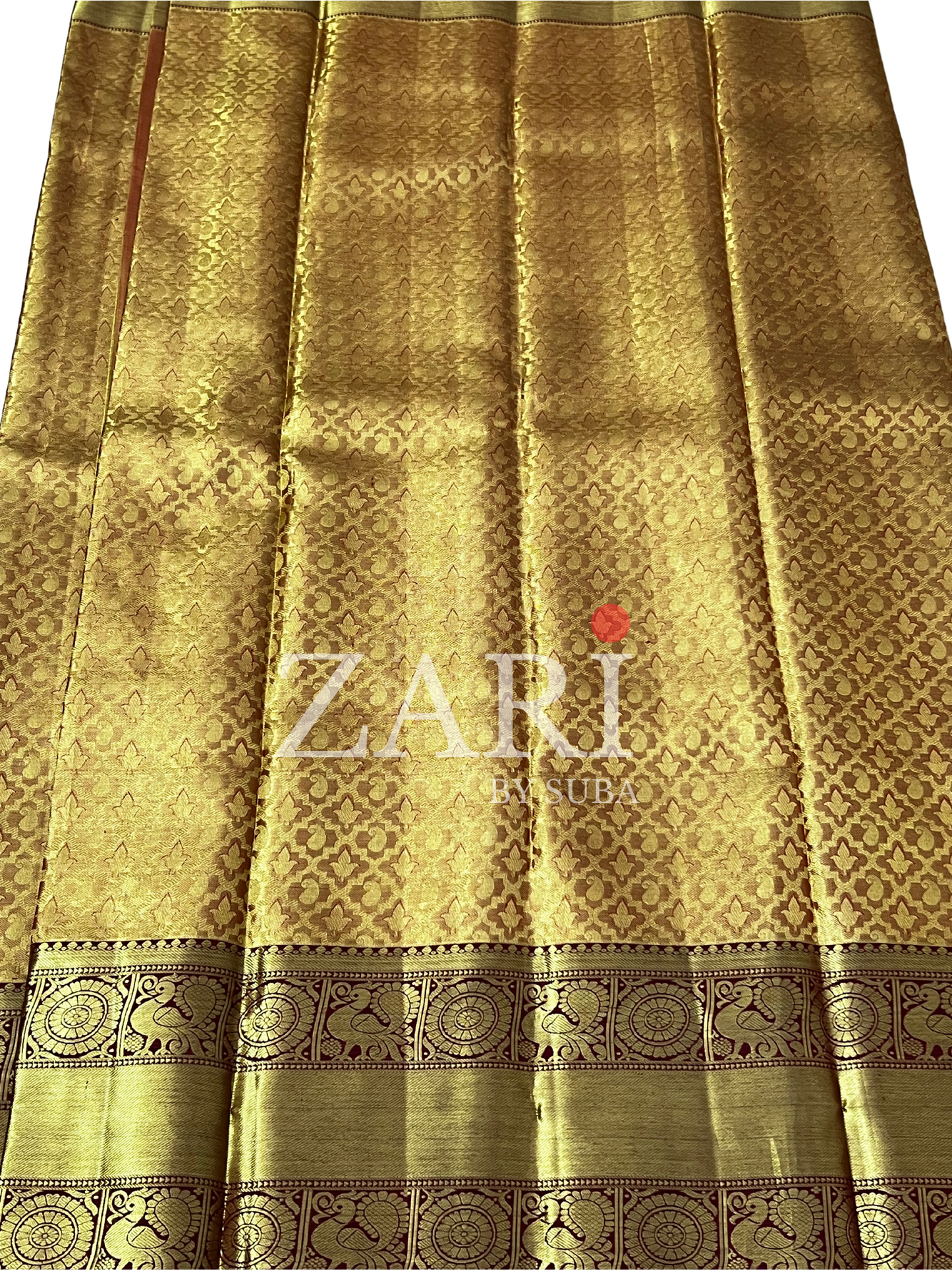 GOLDEN GLORY - Pure Kanchipuram Silk Saree