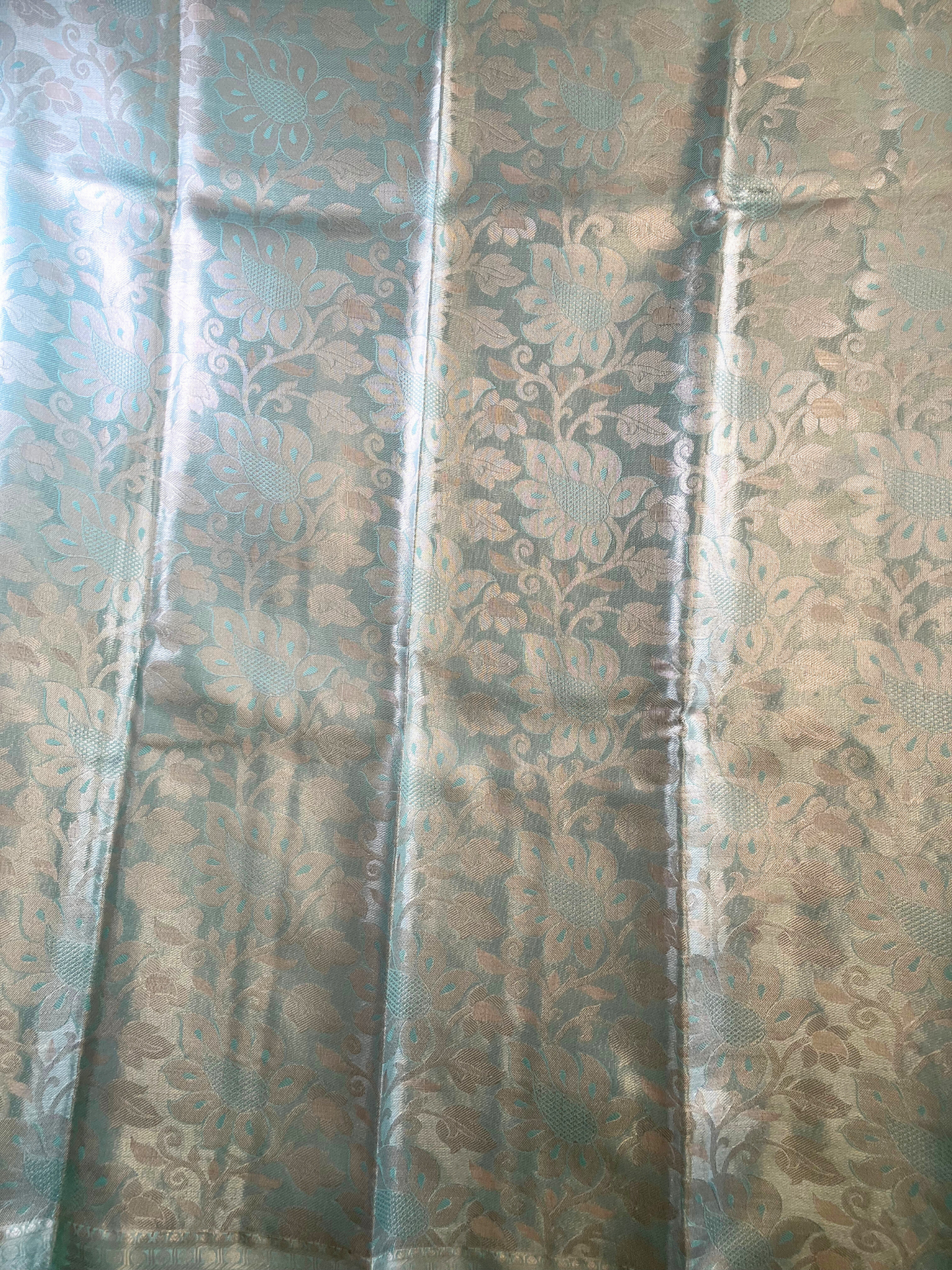 Light Blue - Tissue Soft Silk Saree