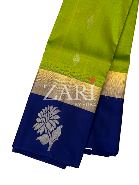 ROYAL FERN - Pure Kanchipuram Soft Silk Saree