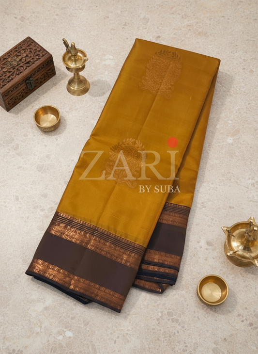 GOLDEN TIDE - Kanchipuram Silk Saree