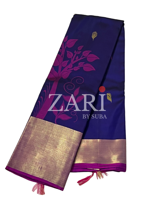 MYSTICAL FAWN - Pure Kanchipuram Silk Saree