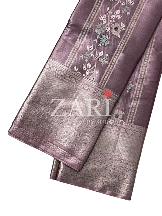 PURPLE AURA - Pure Kanchipuram Silk Saree