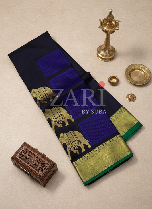 ROYAL VARANA - Pure Kanchipuram Silk Saree