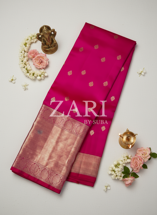 PINK PRINCESS - Pure Kanchipuram Silk Saree