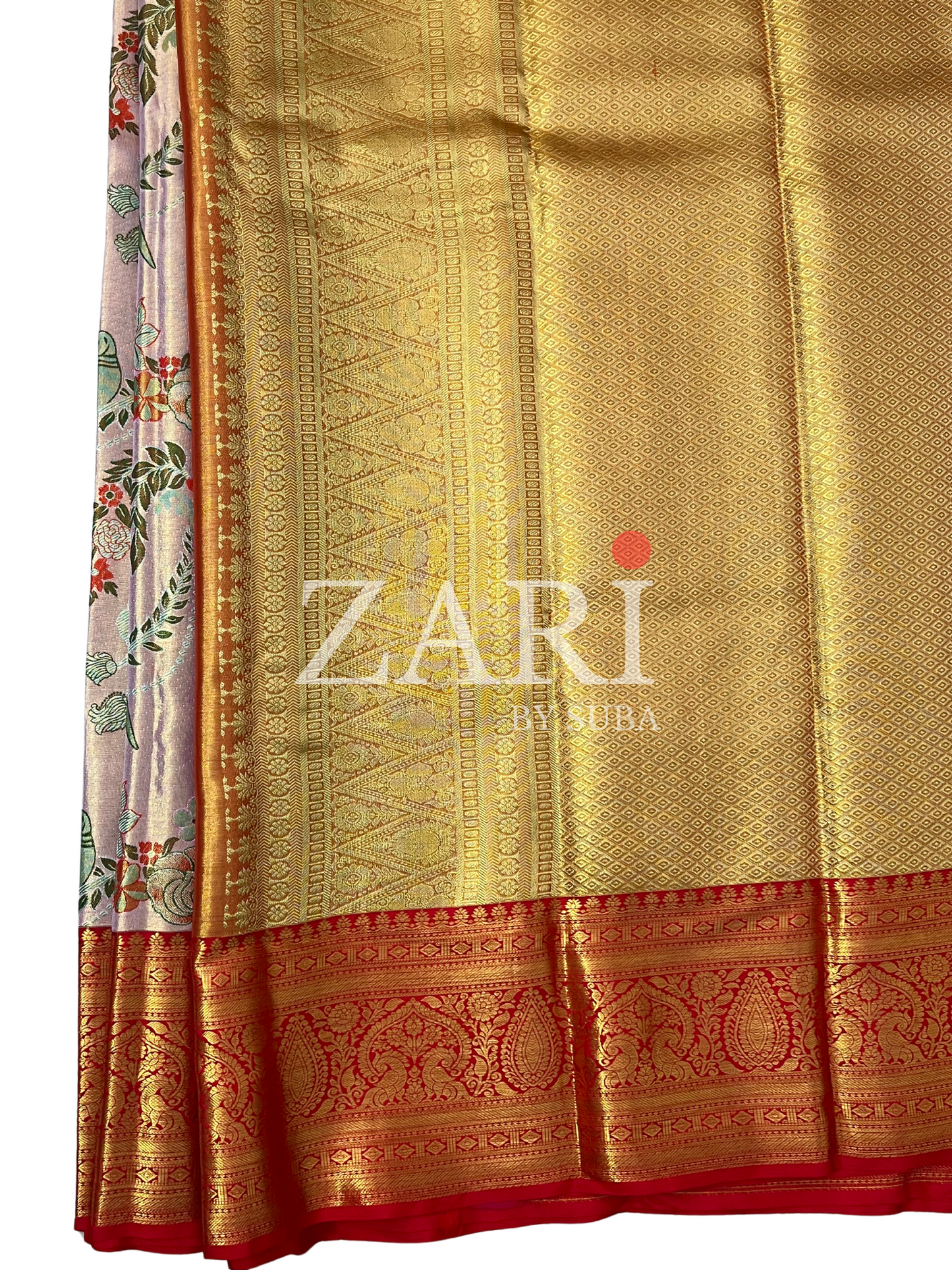 PEACH MIRAGE - Pure Kanchipuram Silk Saree