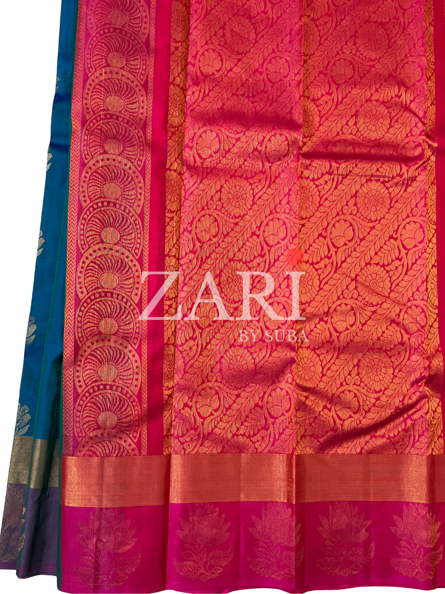 BLUE MIRAGE - Pure Kanchipuram Silk Saree