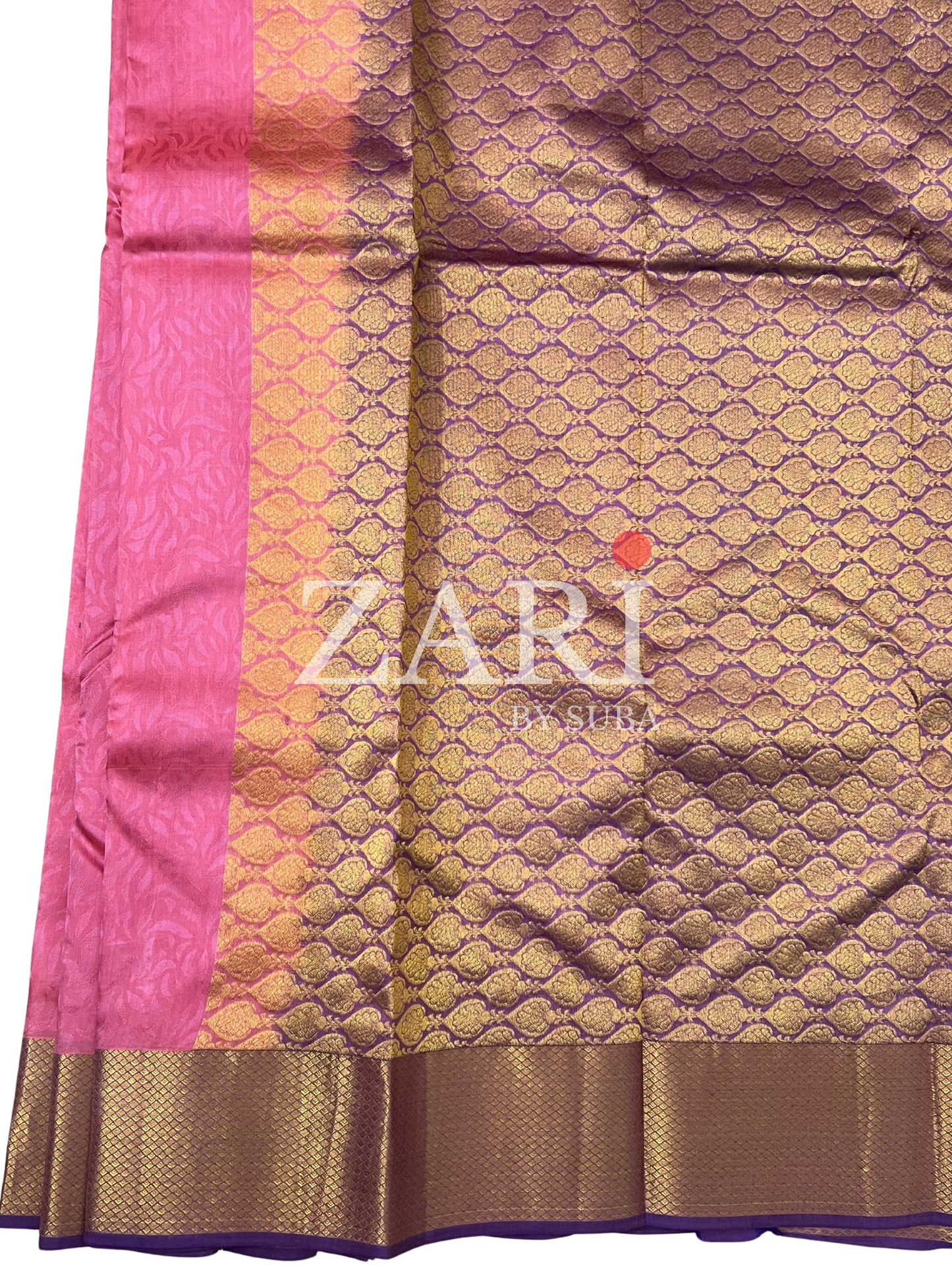 PINK BLUSH - Pure Kanchipuram Silk Saree