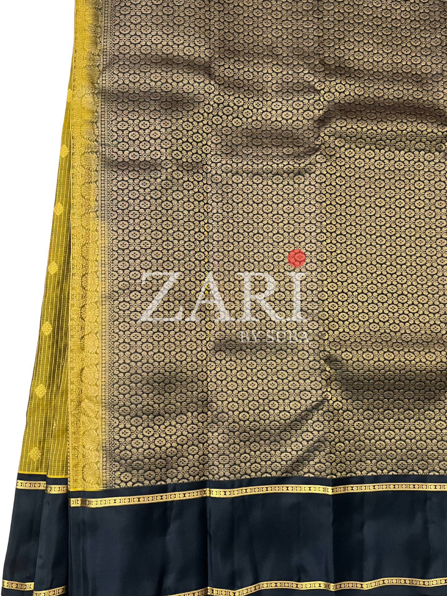 HENNA GARDEN - Pure Kanchipuram Silk Saree