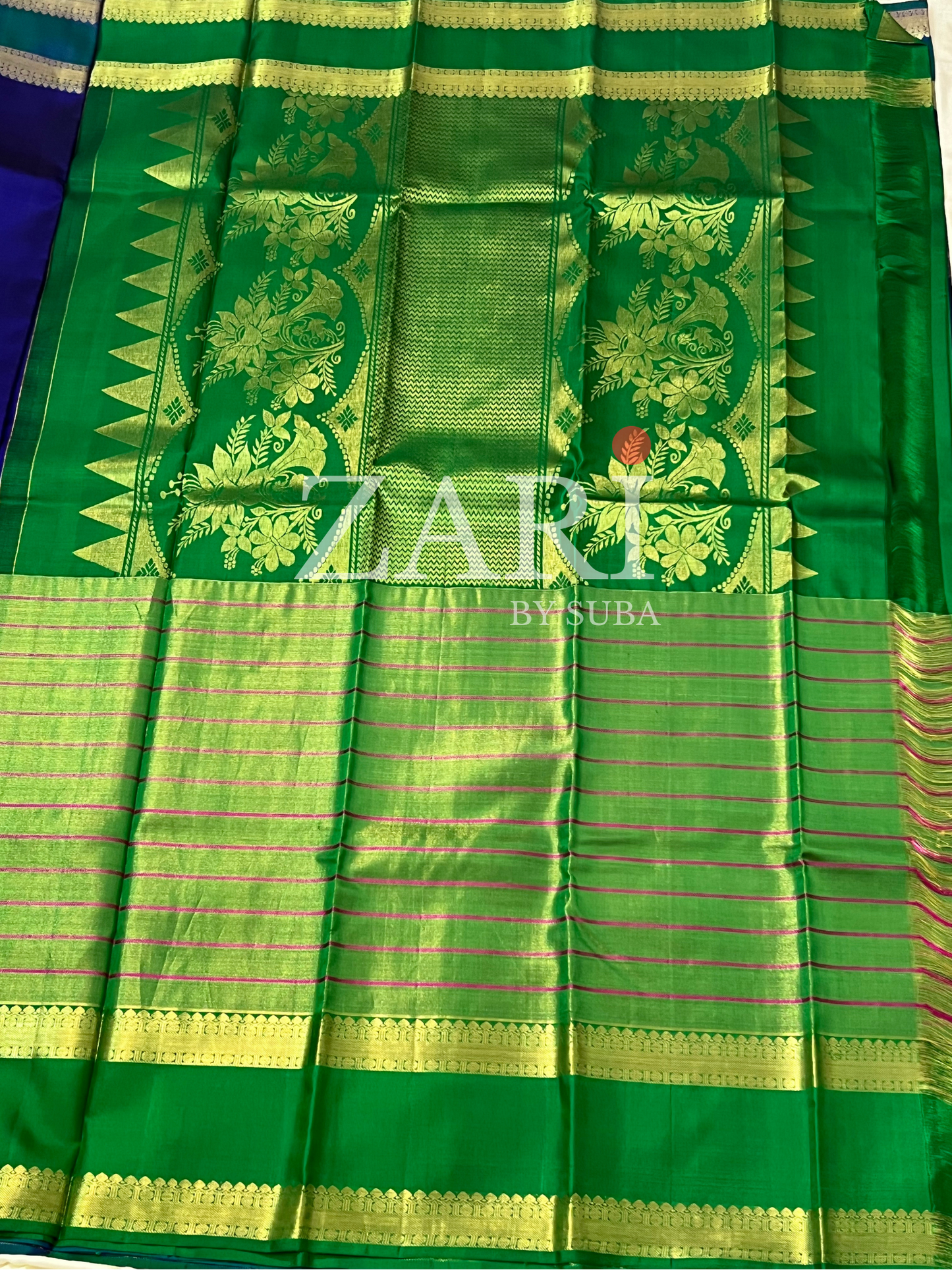 PEACOCK'S GRACE - Pure Kanchipuram Silk Saree