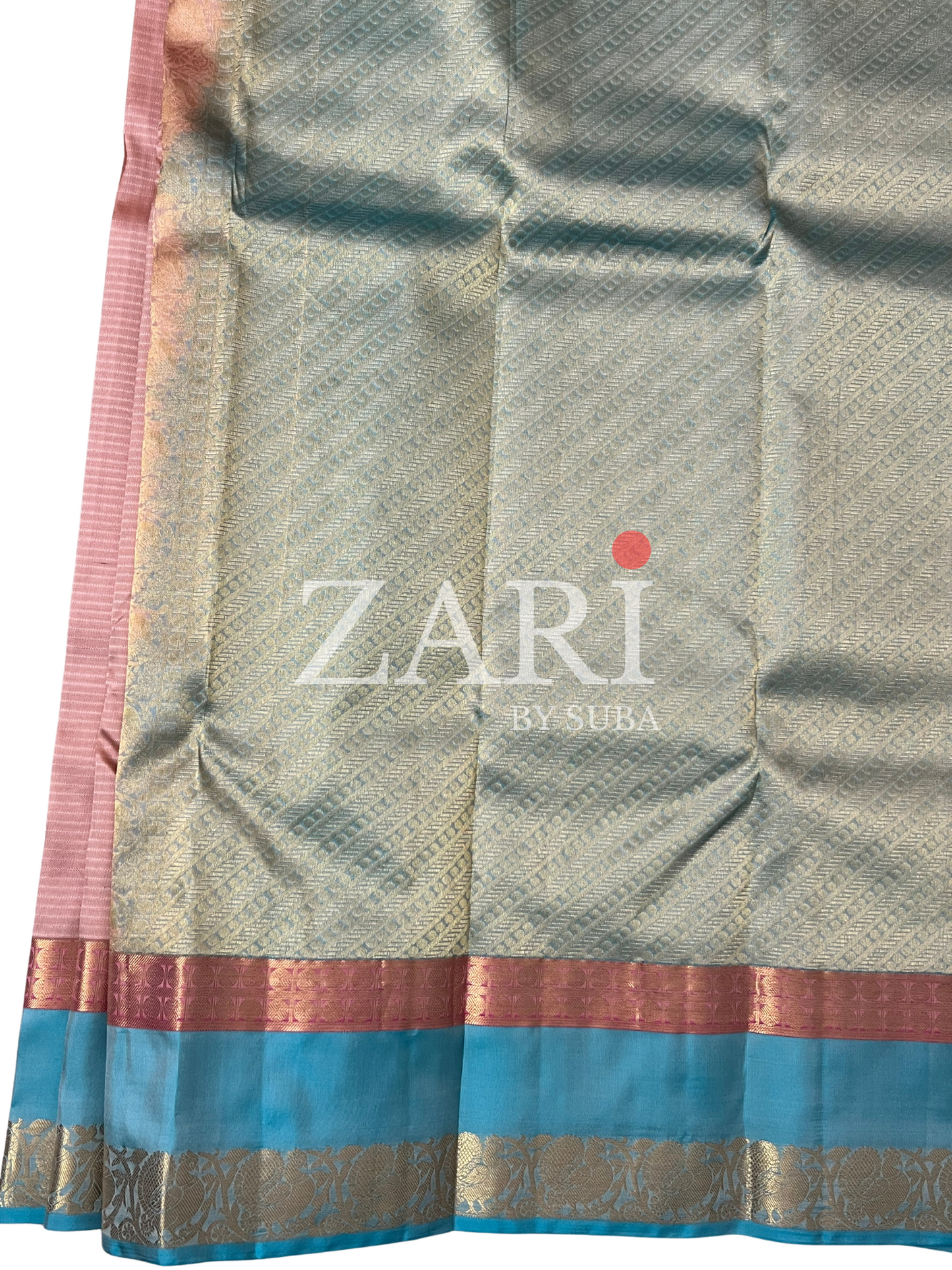 BEIGE ELEGANCE - Pure Kanchipuram Silk Saree