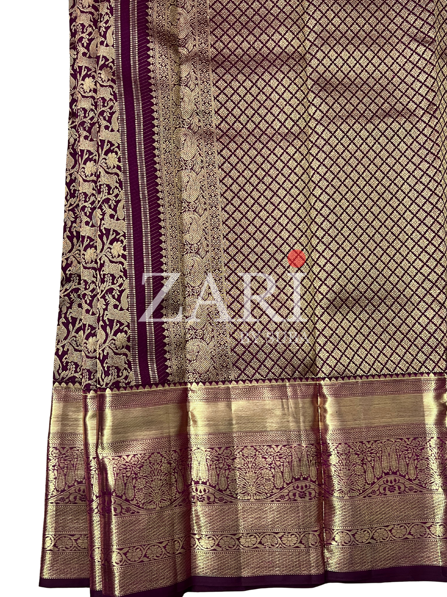PURPLE REIGN - Pure Kanchipuram Silk Saree
