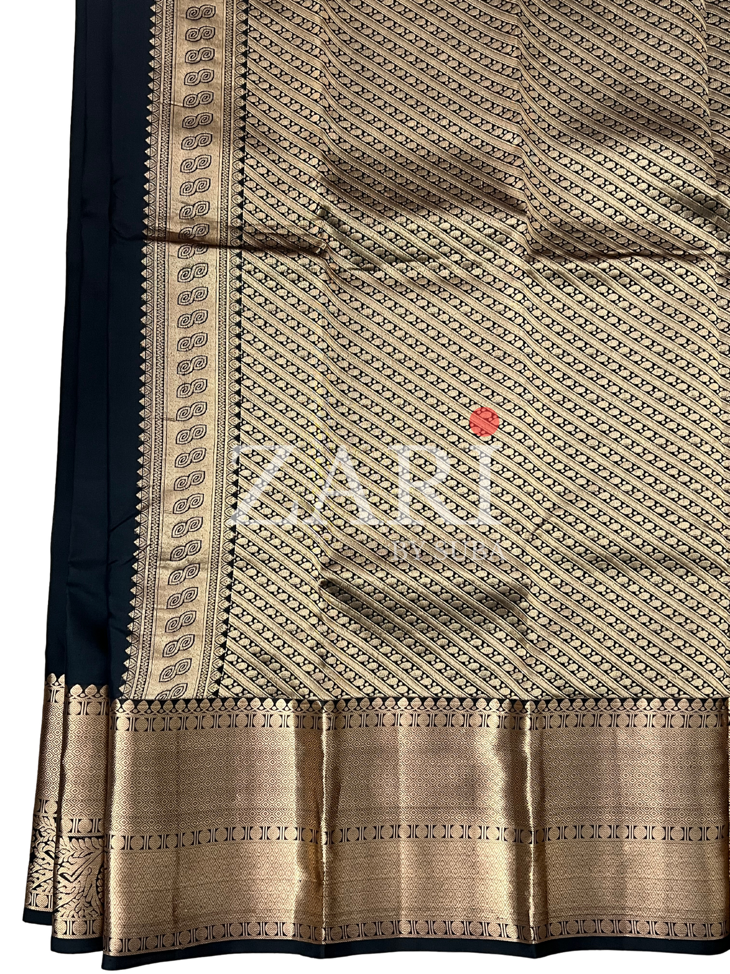 MIDNIGHT GOLD - Pure Kanchipuram Silk Saree