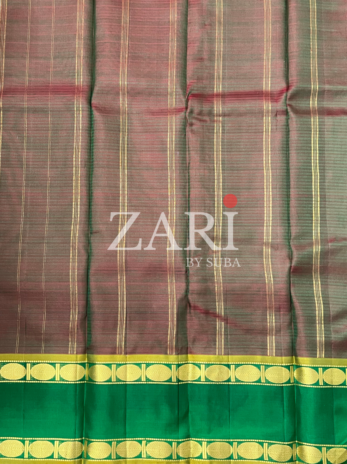 DUSKY ROSE - Pure Kanchipuram Silk Saree