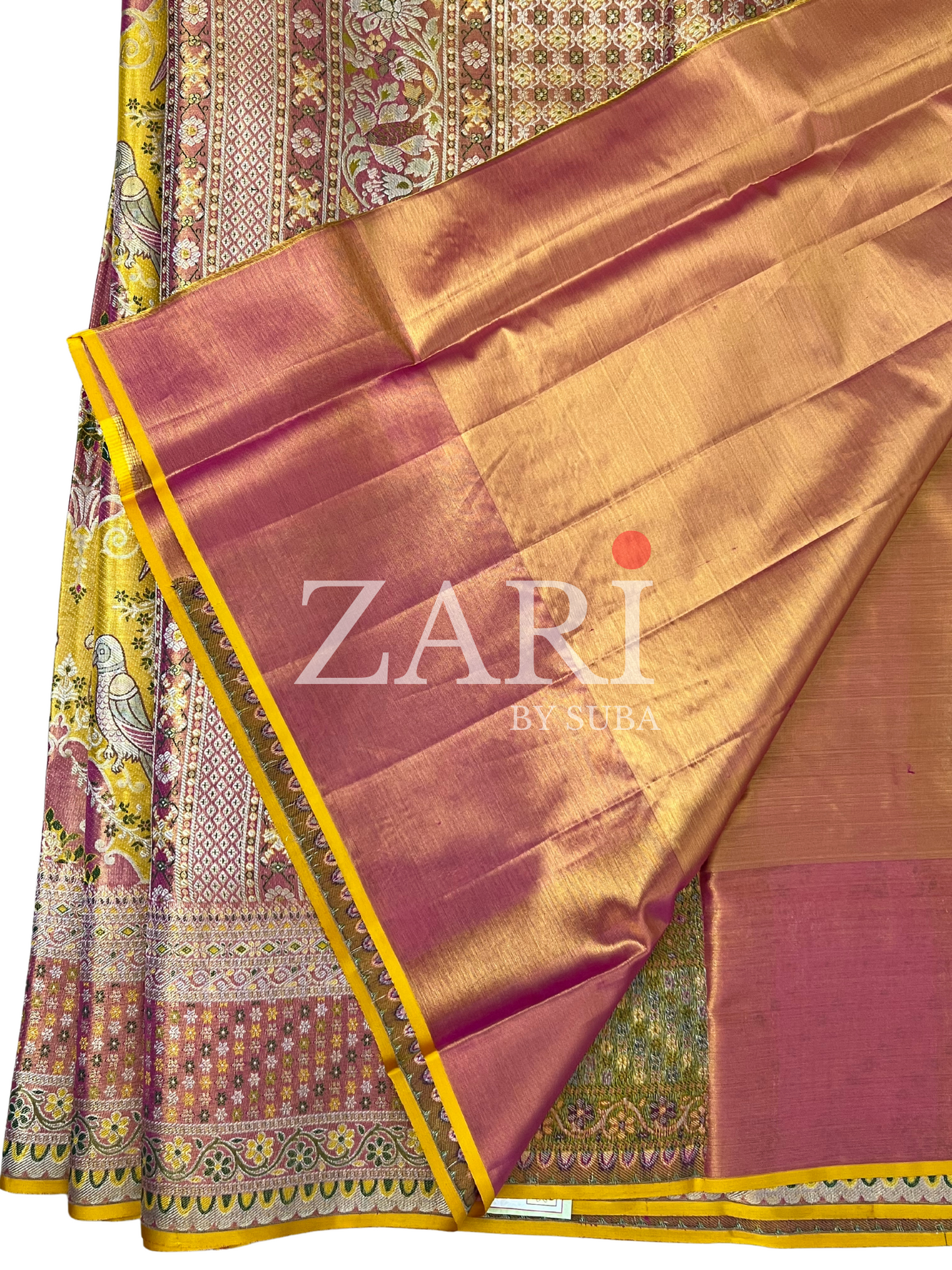PARROT PARADISE - Pure Kanchipuram Silk Saree