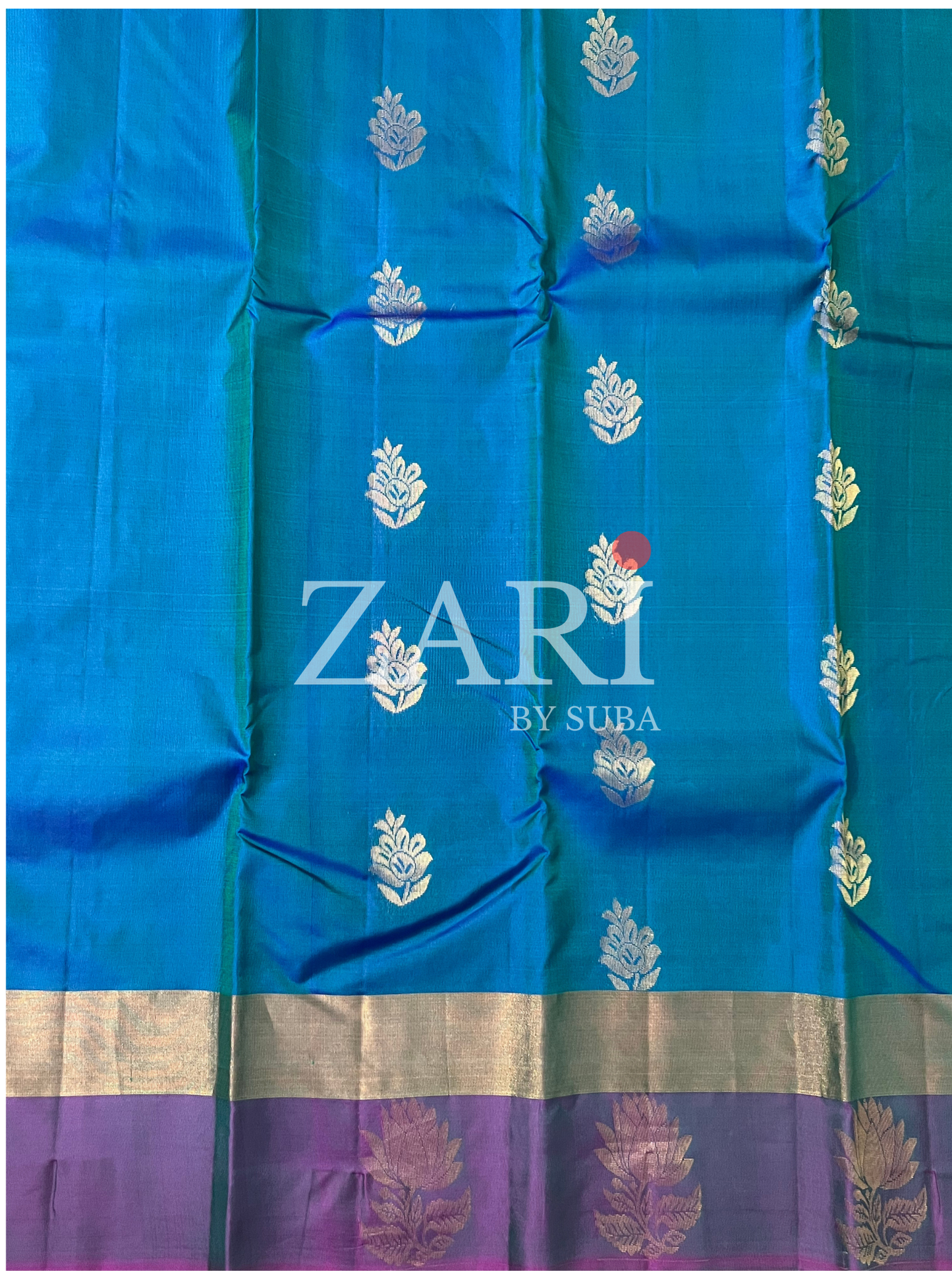 BLUE MIRAGE - Pure Kanchipuram Silk Saree