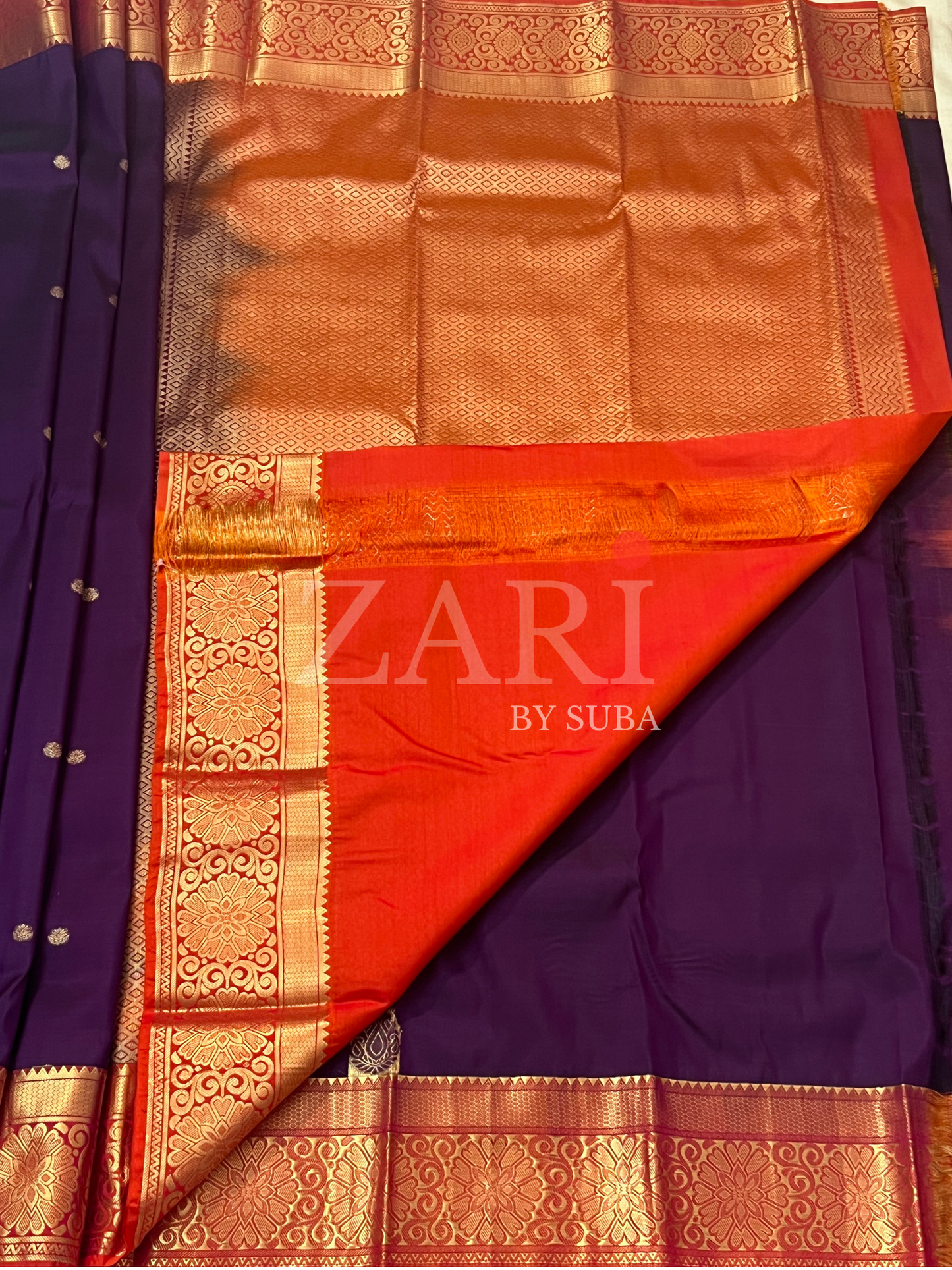 PURPLE ROYALTY - Pure Kanchipuram Silk Saree