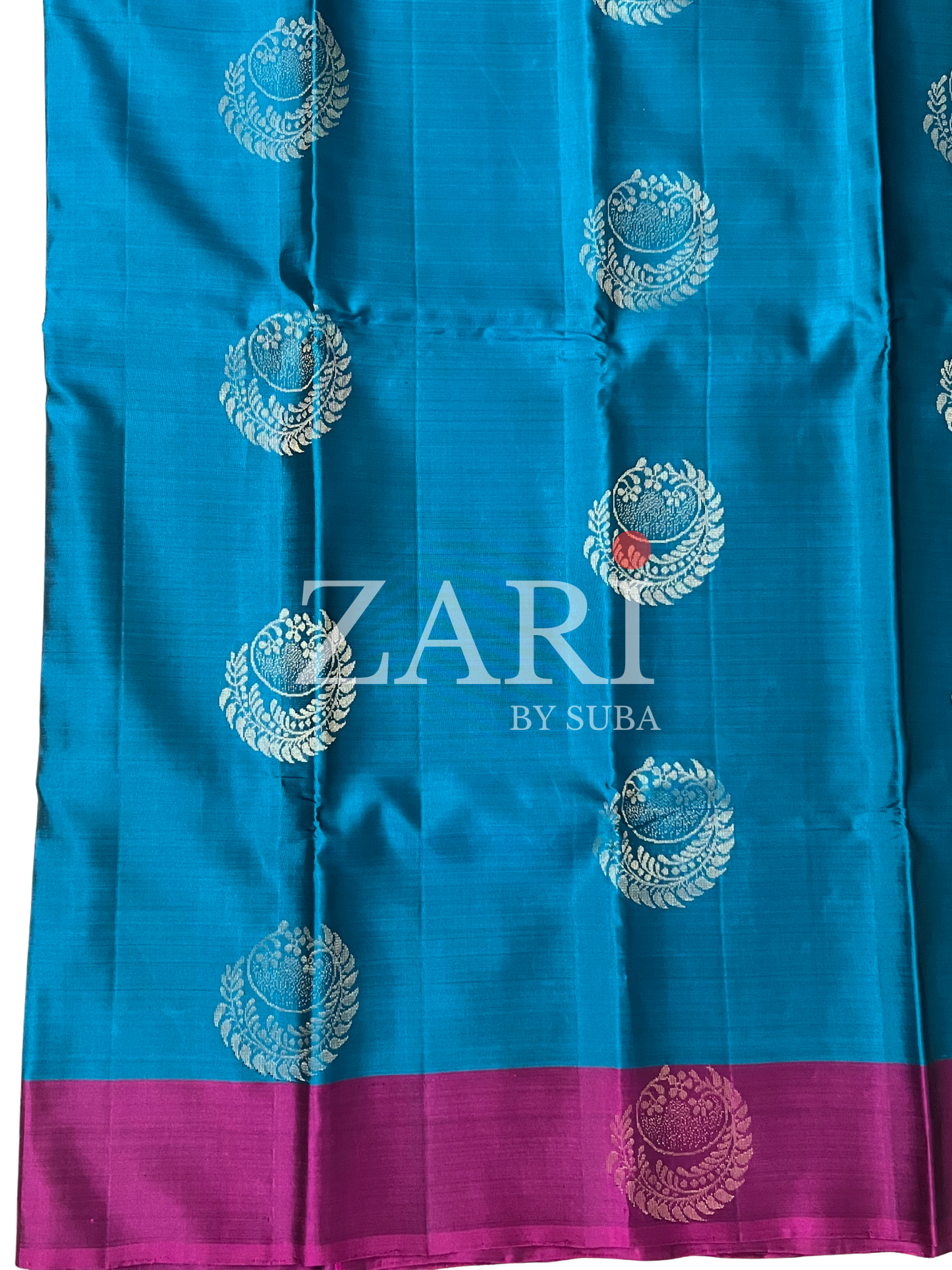 BLUE WAVES - Pure Kanchipuram Silk Saree