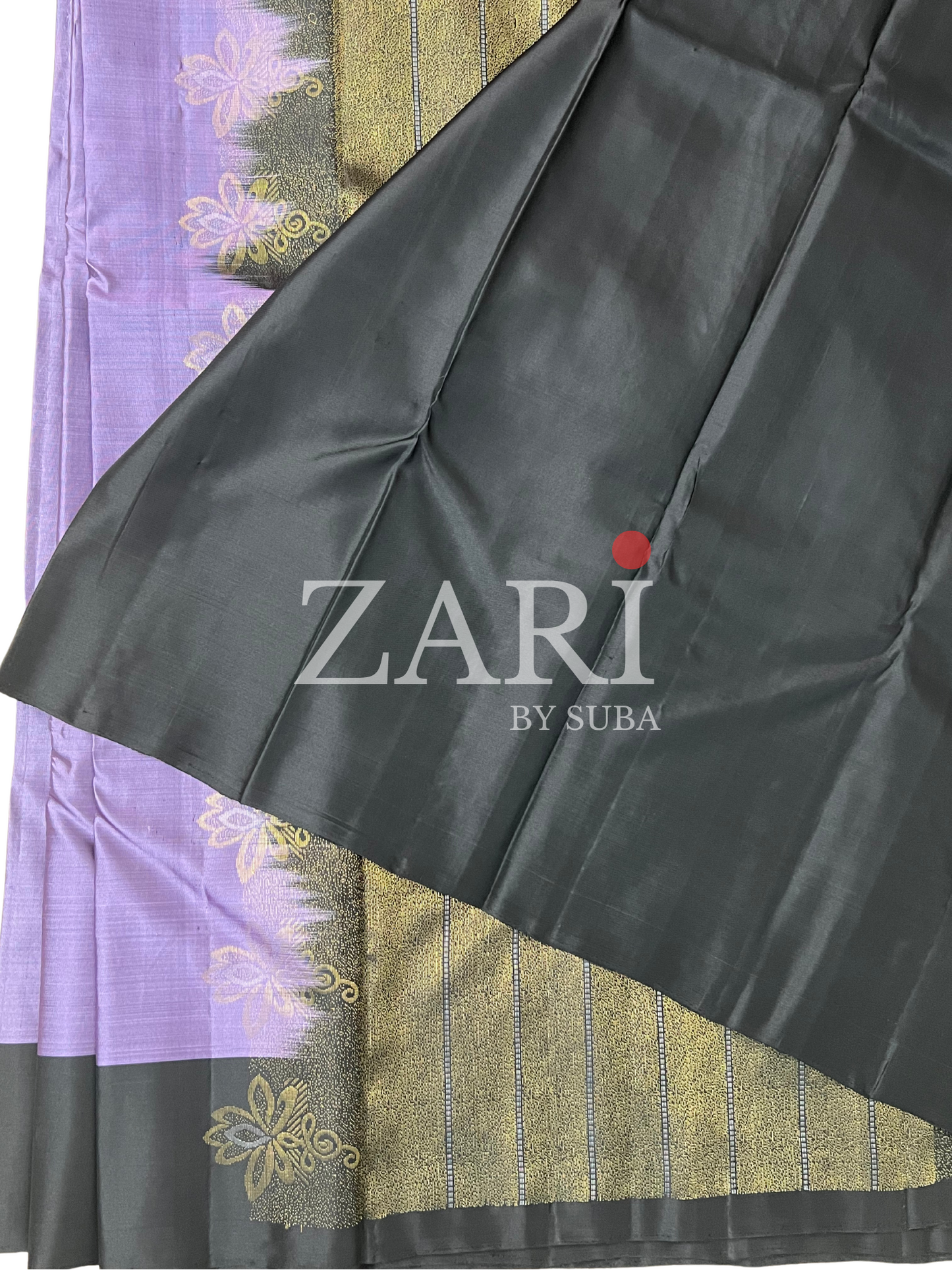 LAVENDER NIGHT - Pure Kanchipuram Silk Saree
