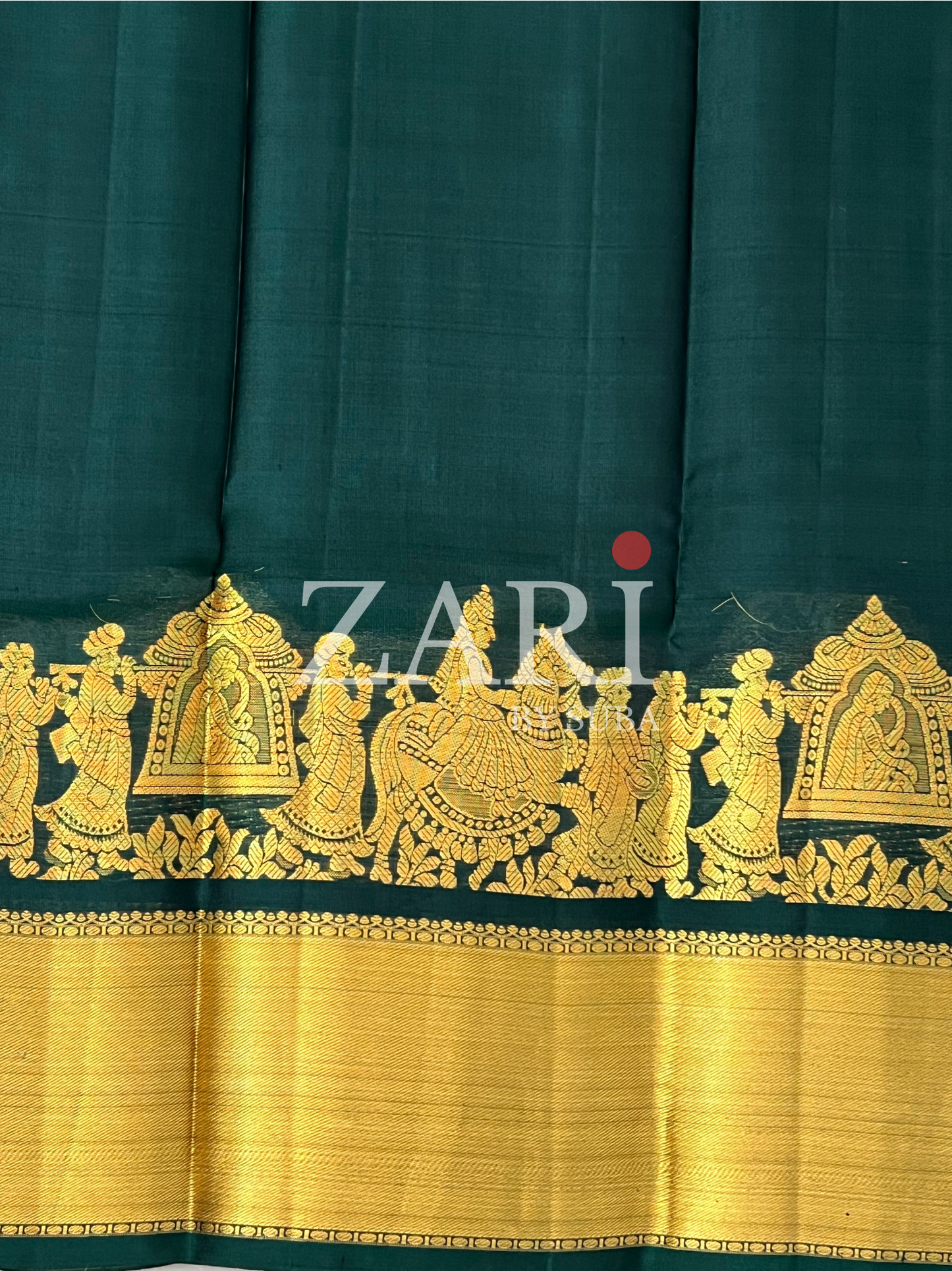 ROYAL EMERALD - Pure Kanchipuram Silk Saree