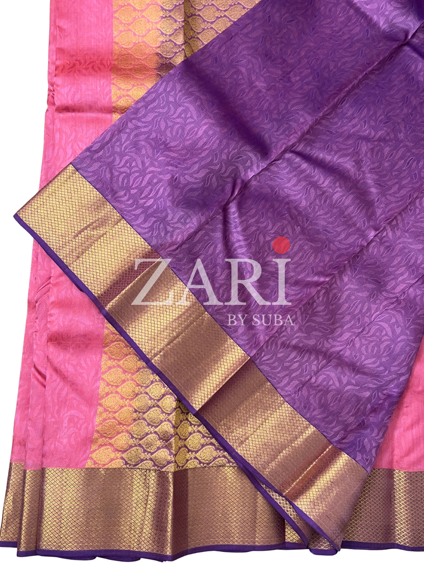 PINK BLUSH - Pure Kanchipuram Silk Saree