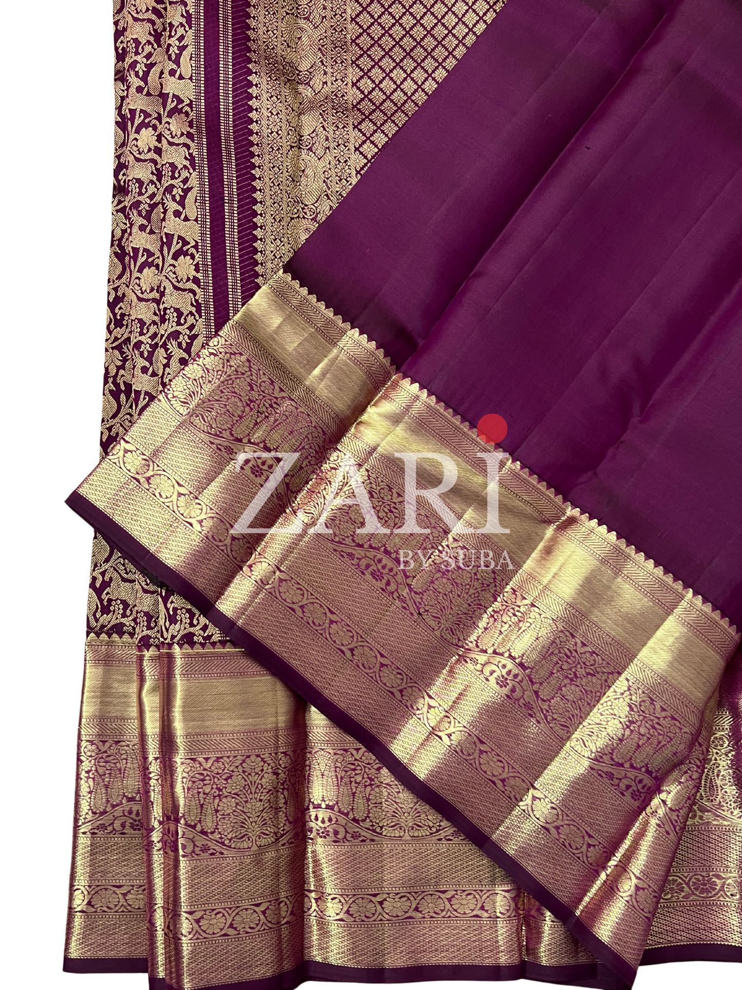 PURPLE REIGN - Pure Kanchipuram Silk Saree