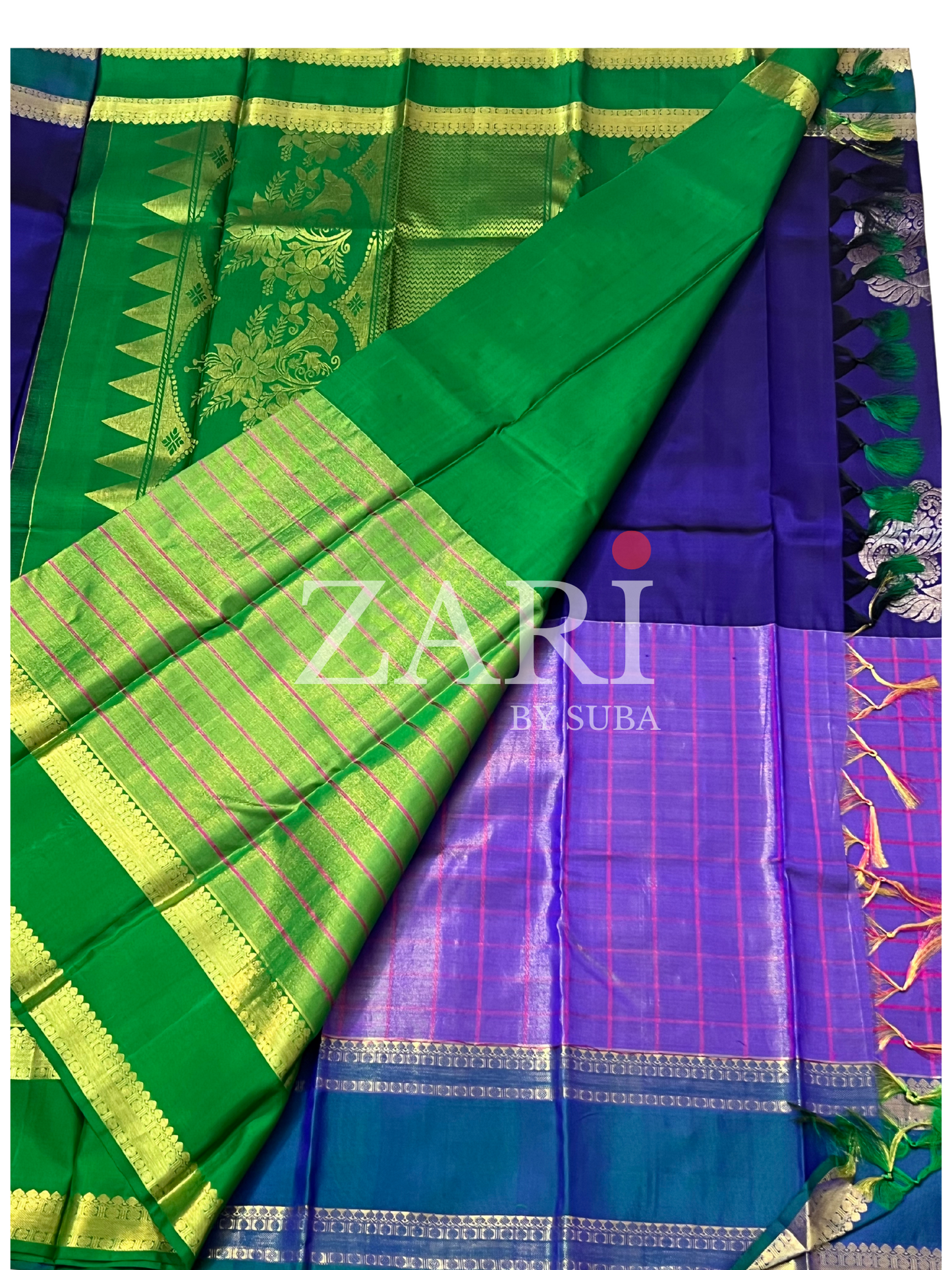 PEACOCK'S GRACE - Pure Kanchipuram Silk Saree