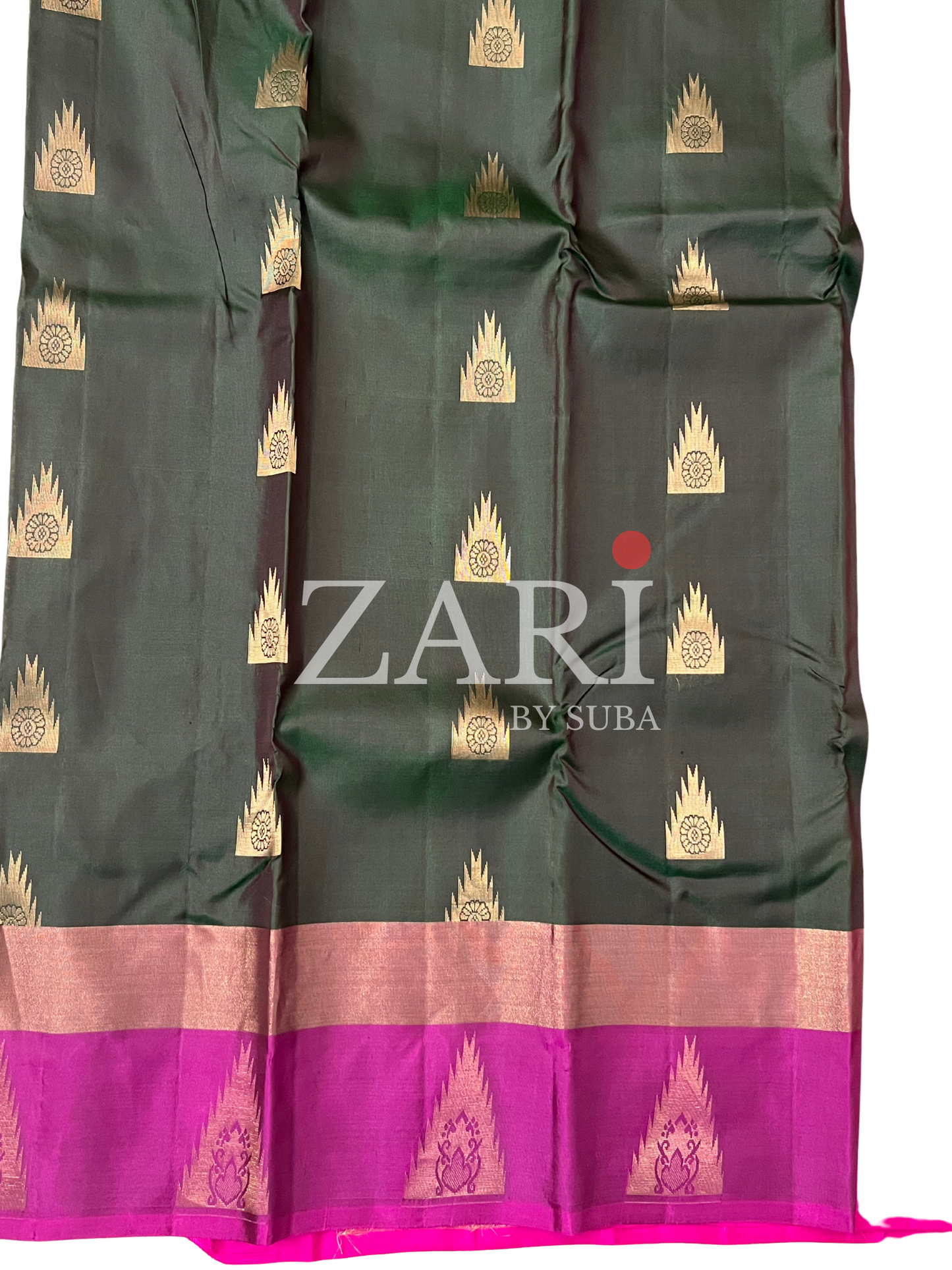 FOREST ENCHANTRESS - Pure Kanchipuram Silk Saree