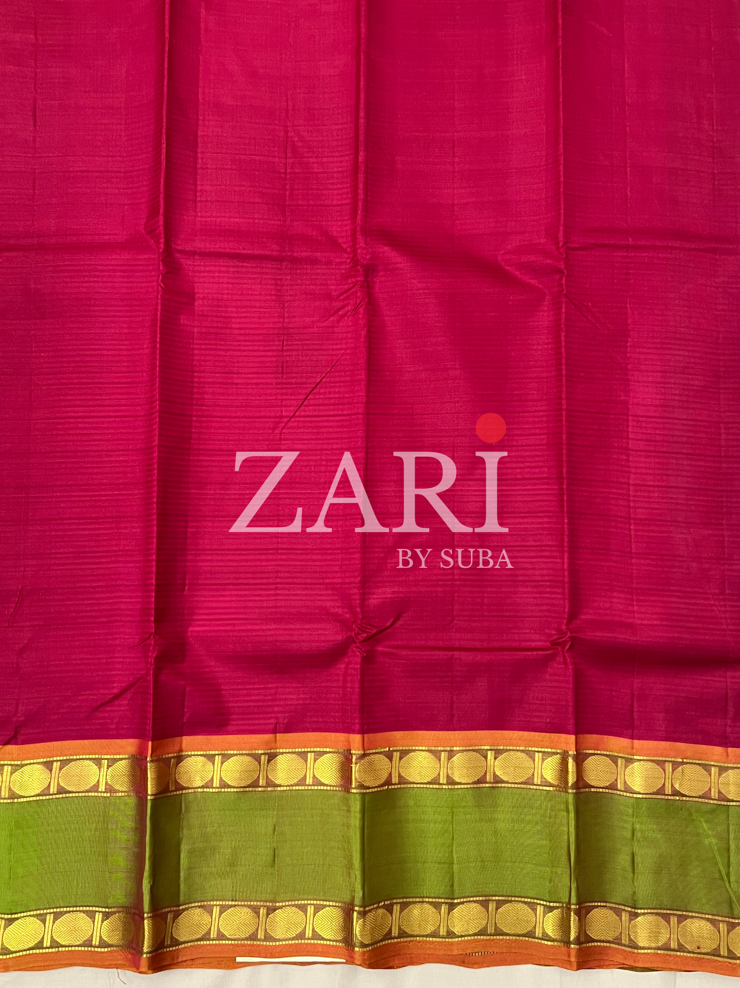 CRIMSON GROVE - Pure Kanchipuram Silk Saree