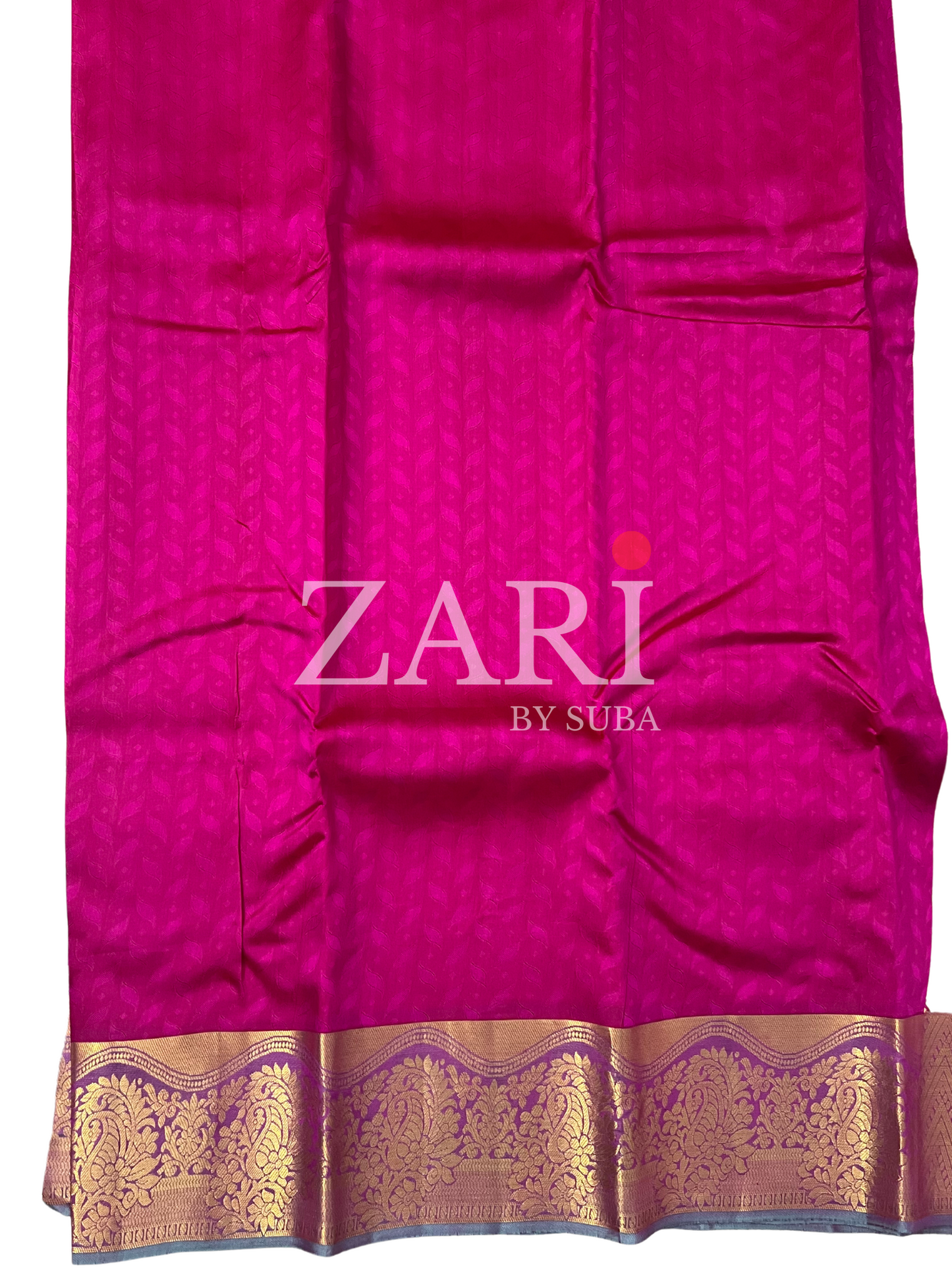 FUCHSIA GRACE - Pure Kanchipuram Silk Saree
