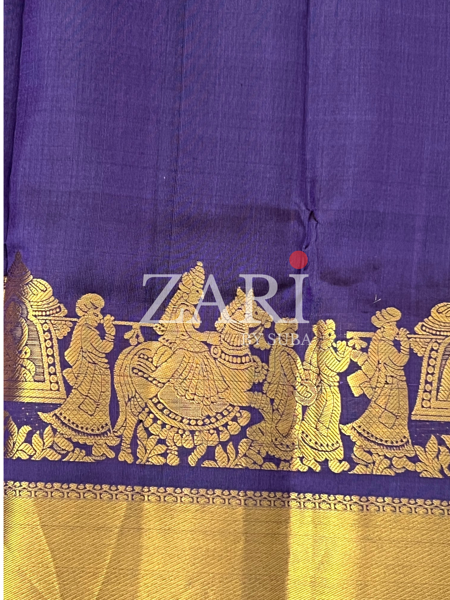 ROYAL PURPLE - Pure Kanchipuram Silk Saree