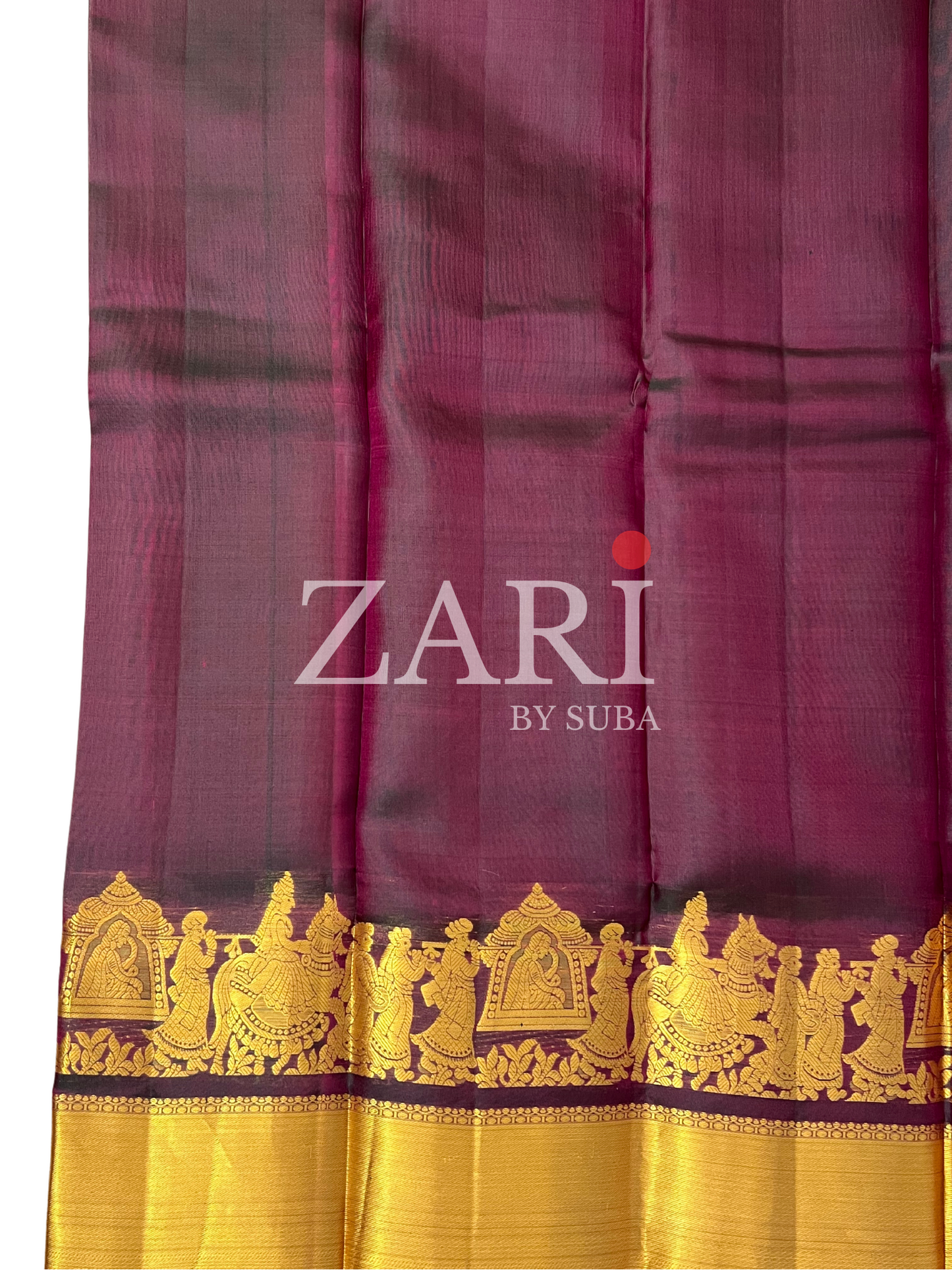 ROYAL MAROON - Pure Kanchipuram Silk Saree