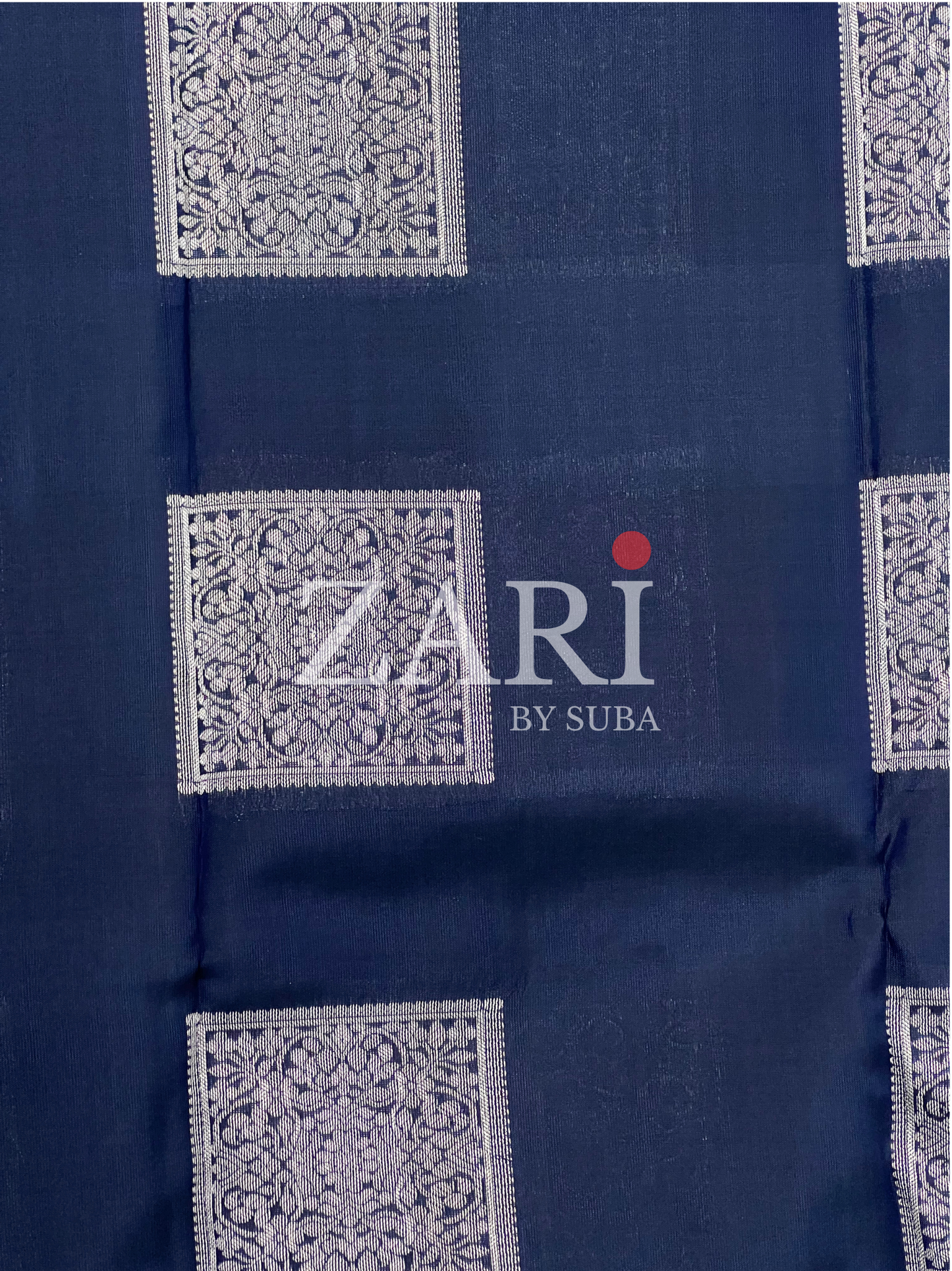 SILVER NIGHT BREEZE - Pure Kanchipuram Soft Silk Saree