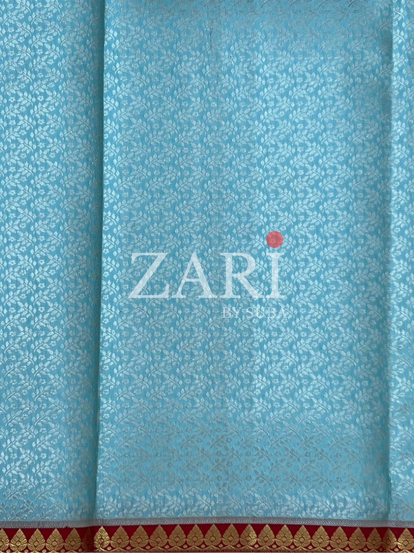 OCEAN BLAZE - Pure Kanchipuram Silk Saree
