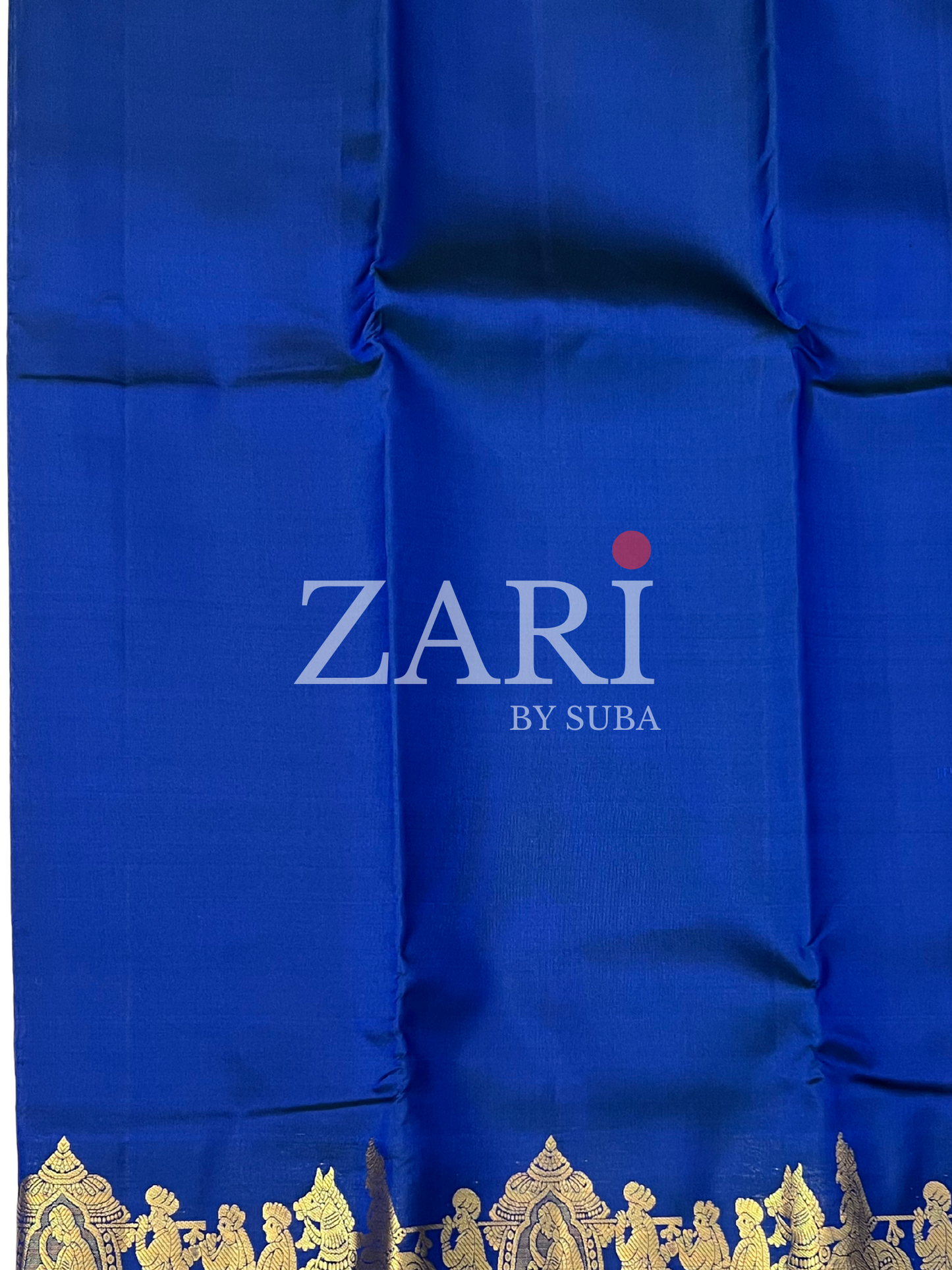 ROYAL BLUE - Pure Kanchipuram Silk Saree