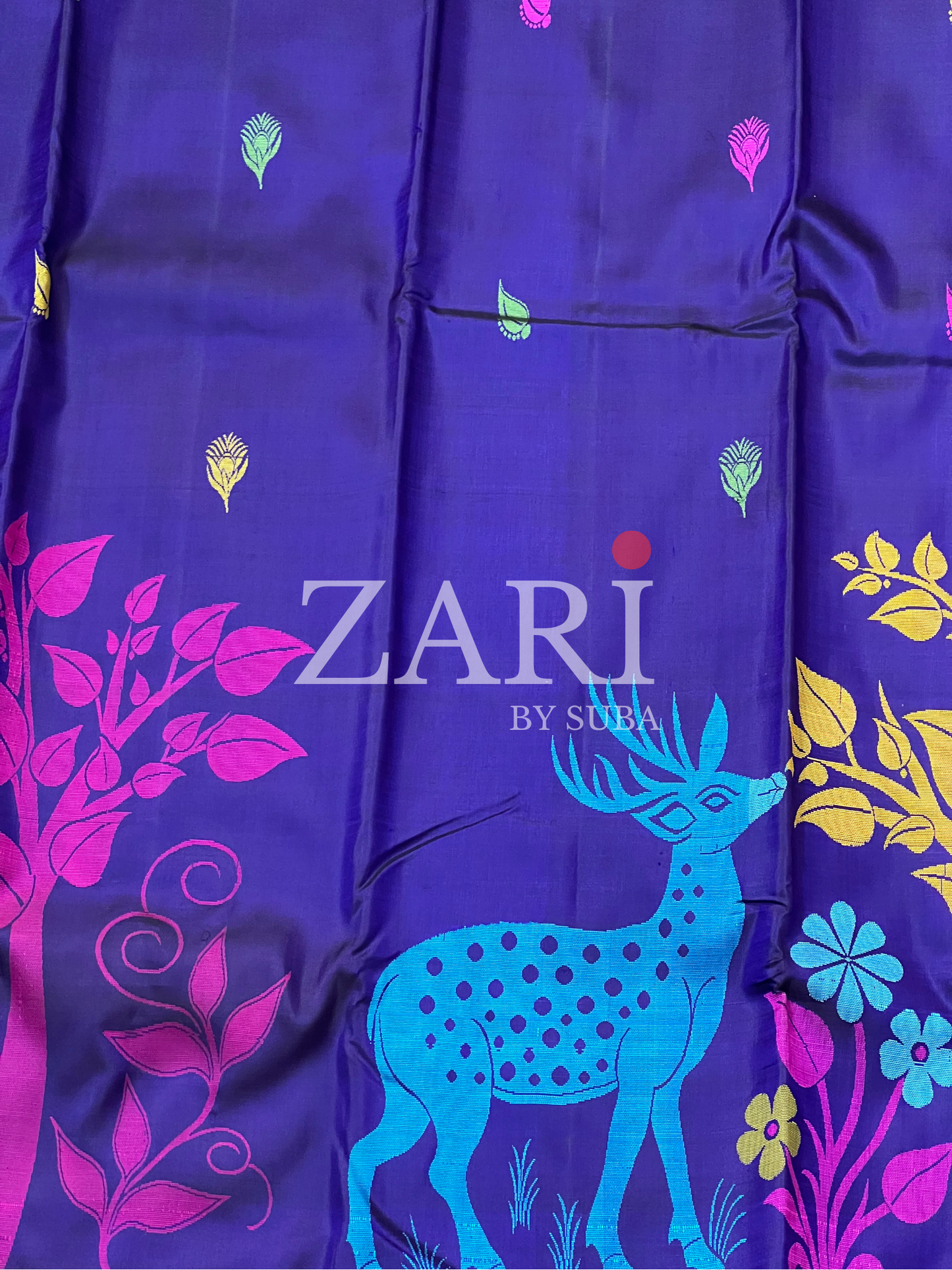 MYSTICAL FAWN - Pure Kanchipuram Silk Saree