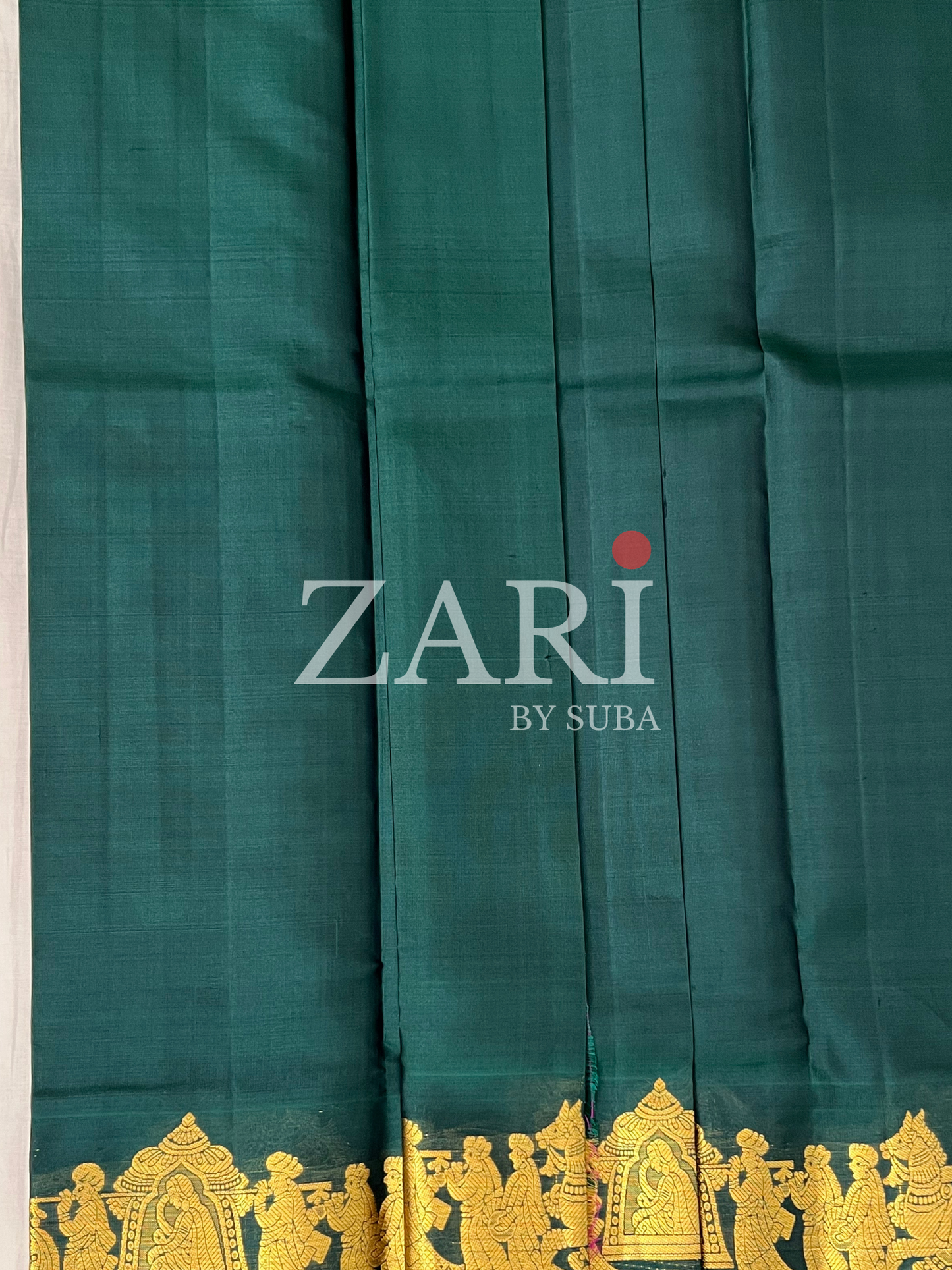 ROYAL EMERALD - Pure Kanchipuram Silk Saree