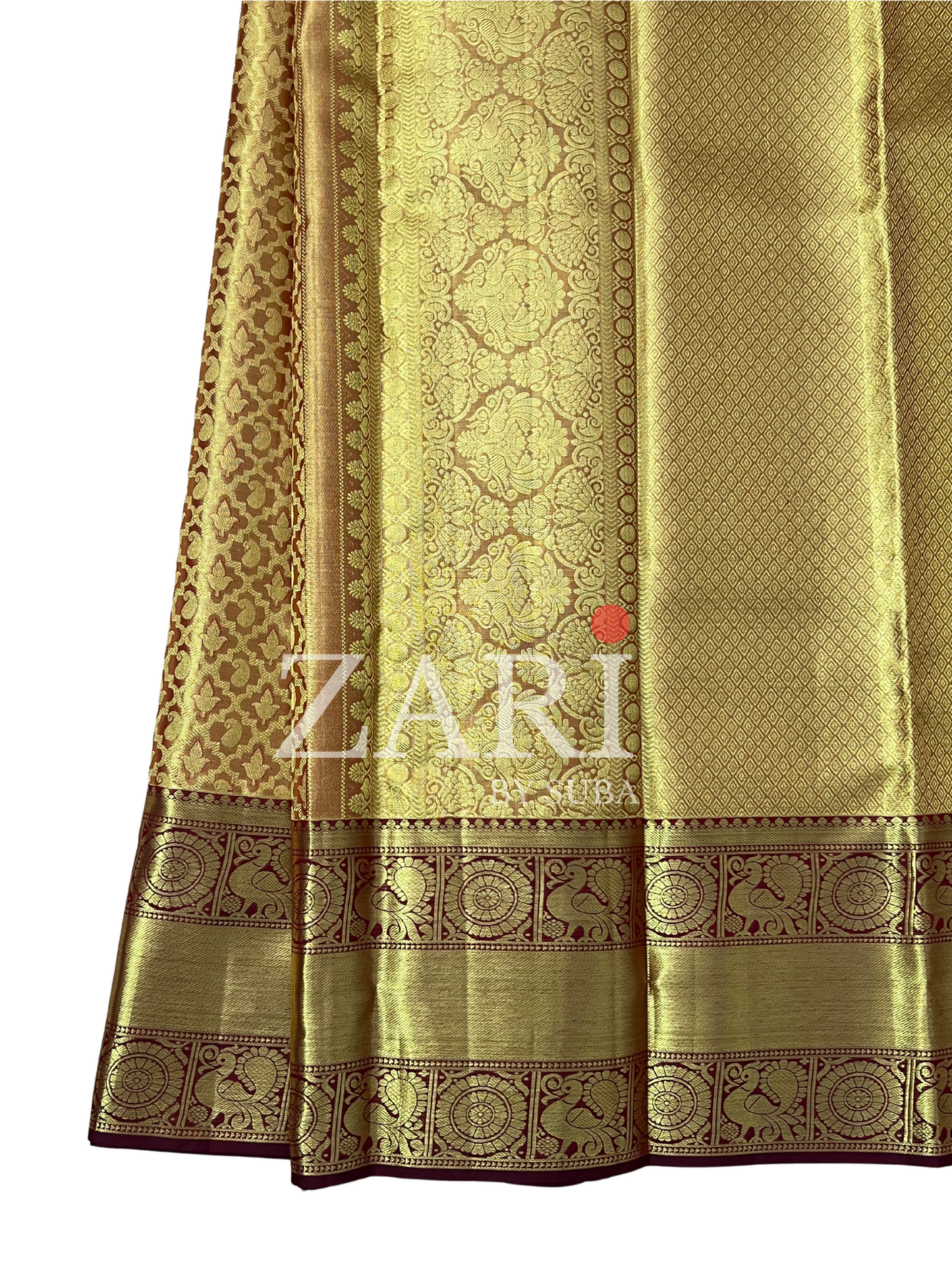 GOLDEN GLORY - Pure Kanchipuram Silk Saree